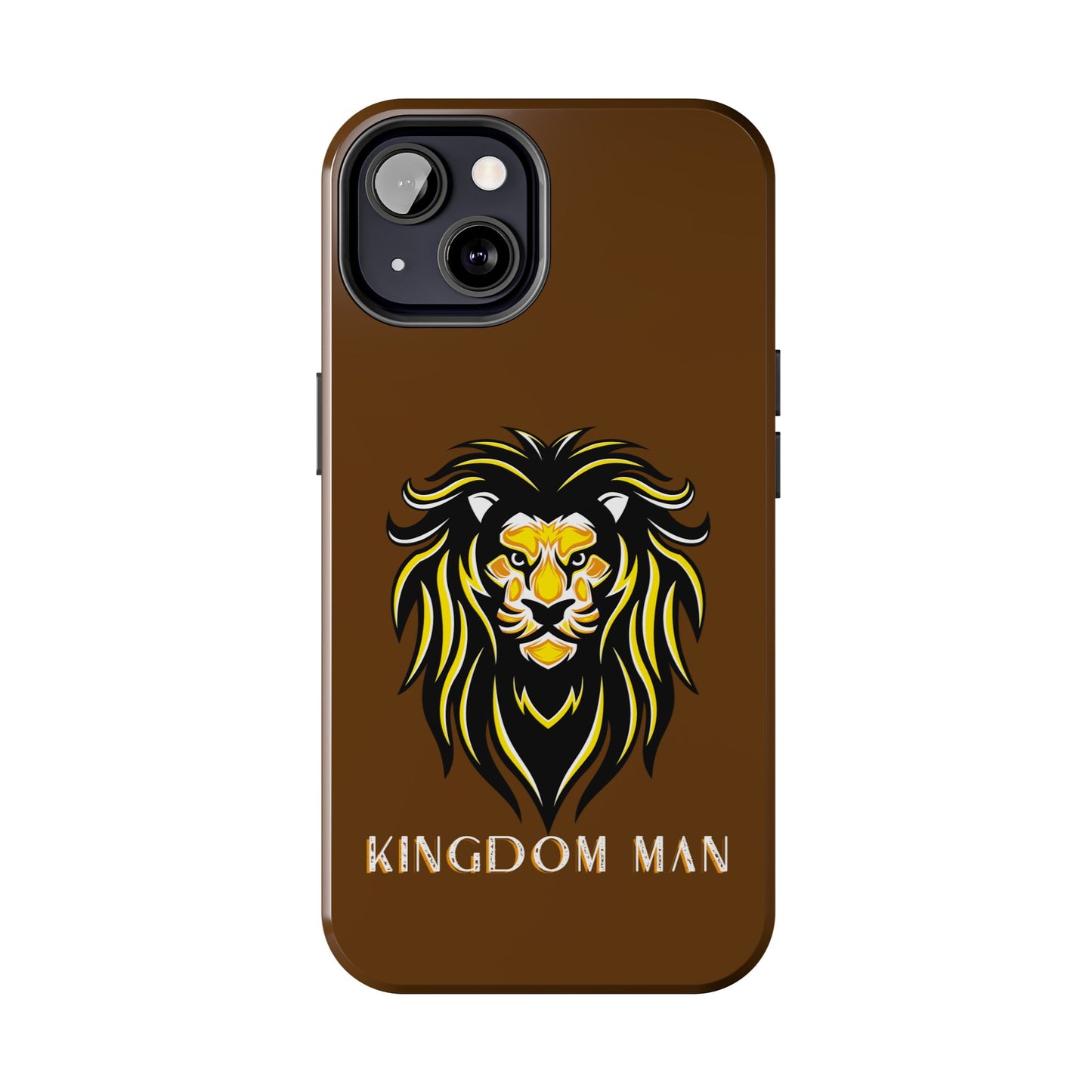 Kingdom Man (White-Gold Label) Tough Phone Case BROWN