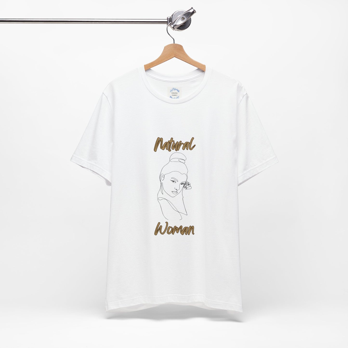 Natural Woman Sassy Bun (BL) Short Sleeve T-Shirt
