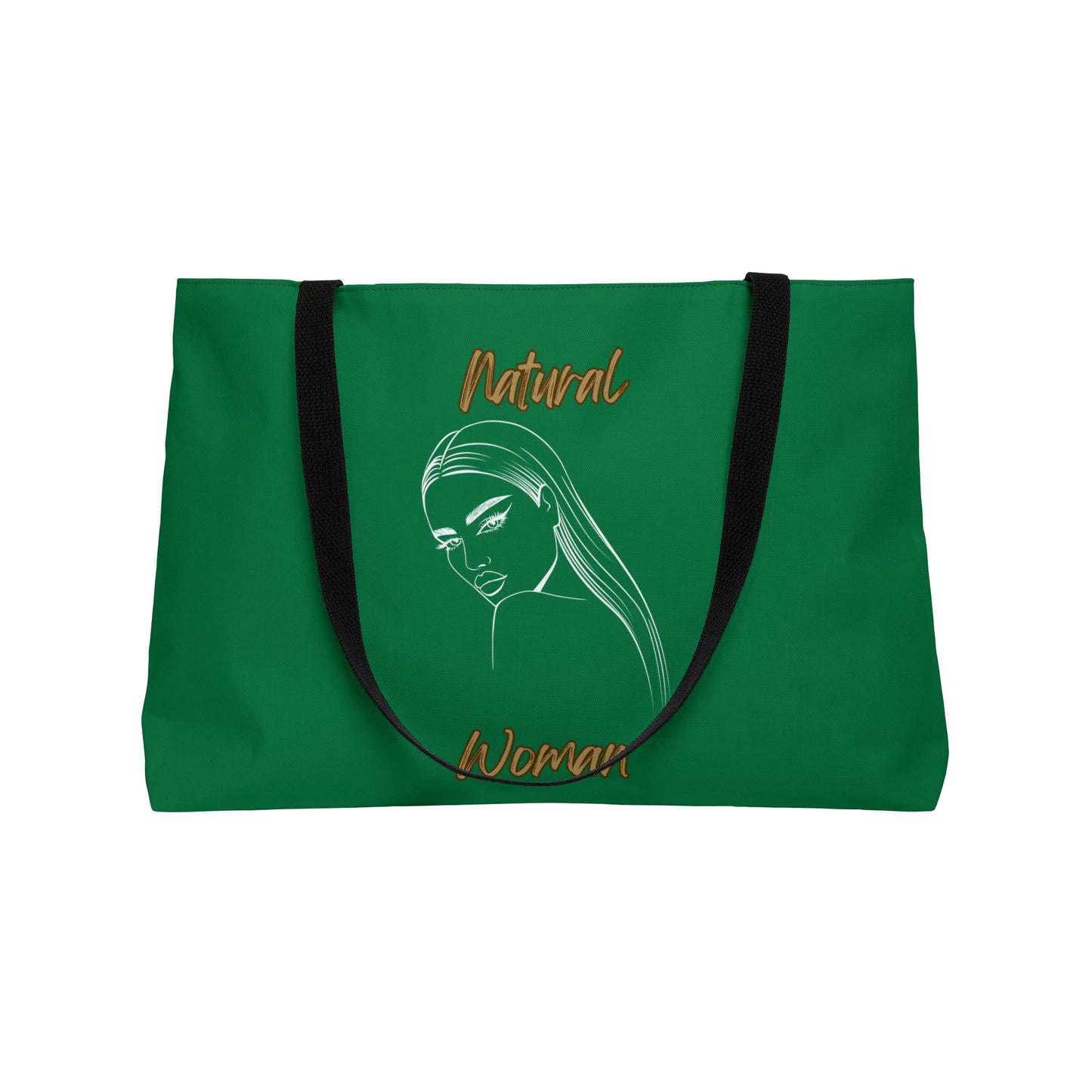 Natural Woman The Stare (WL) Weekender Tote Bag DARK GREEN