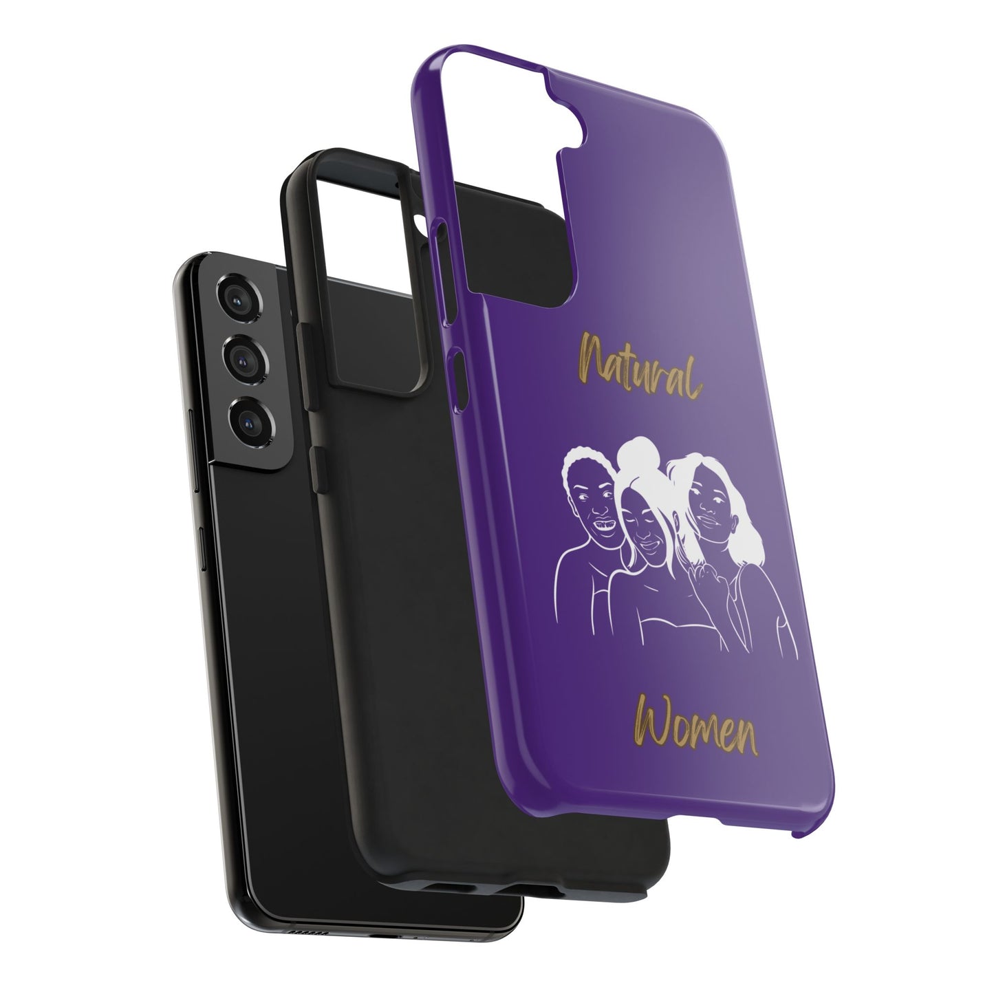Natural Women Laughing Friends (WL)Tough Phone Cases PURPLE