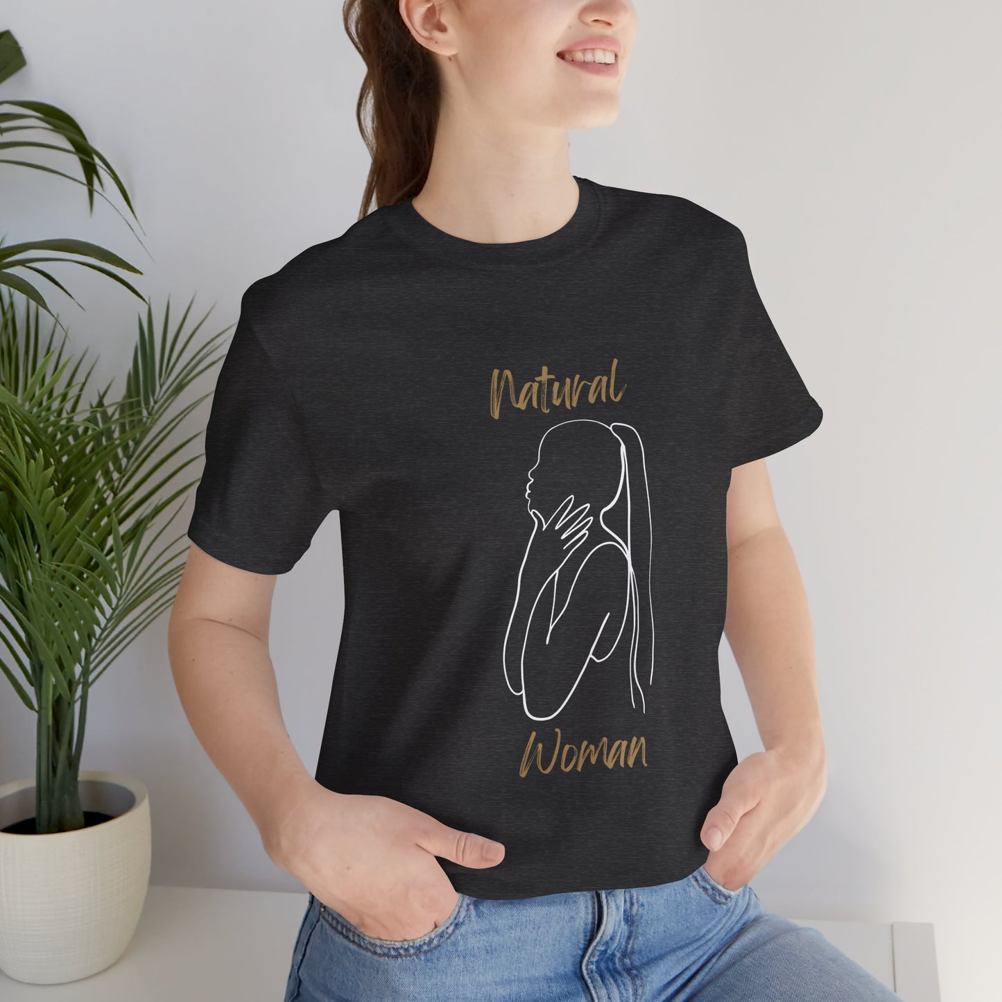 Natural Woman Ponytail (WL) Short Sleeve T-Shirt