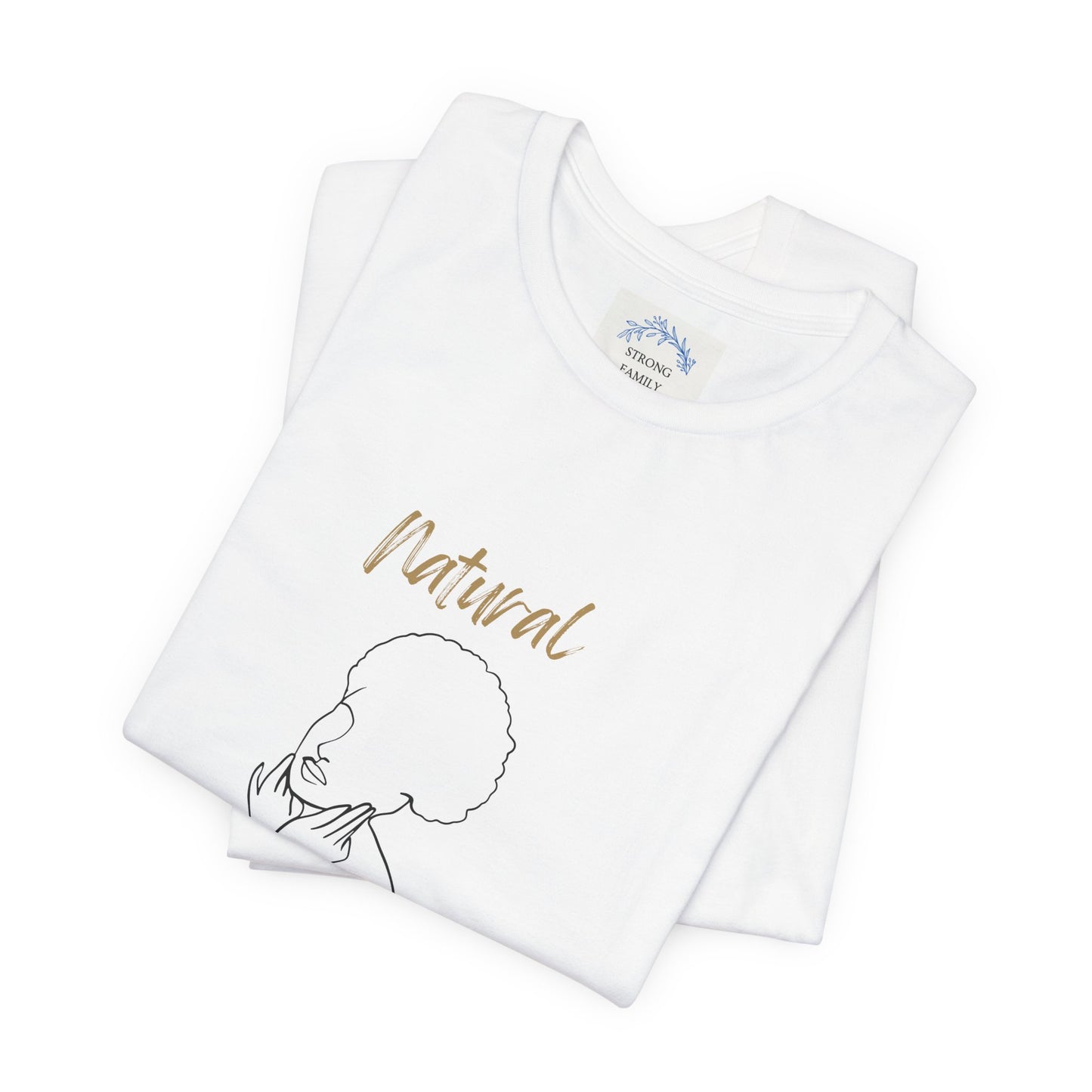 Natural Woman Cute Afro (BL) Short Sleeve T-Shirt