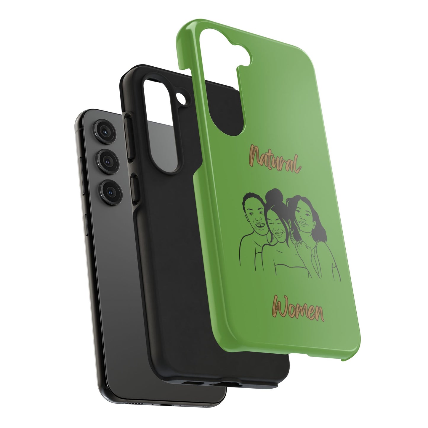 Natural Women Laughing Friends (BL)Tough Phone Cases GREEN