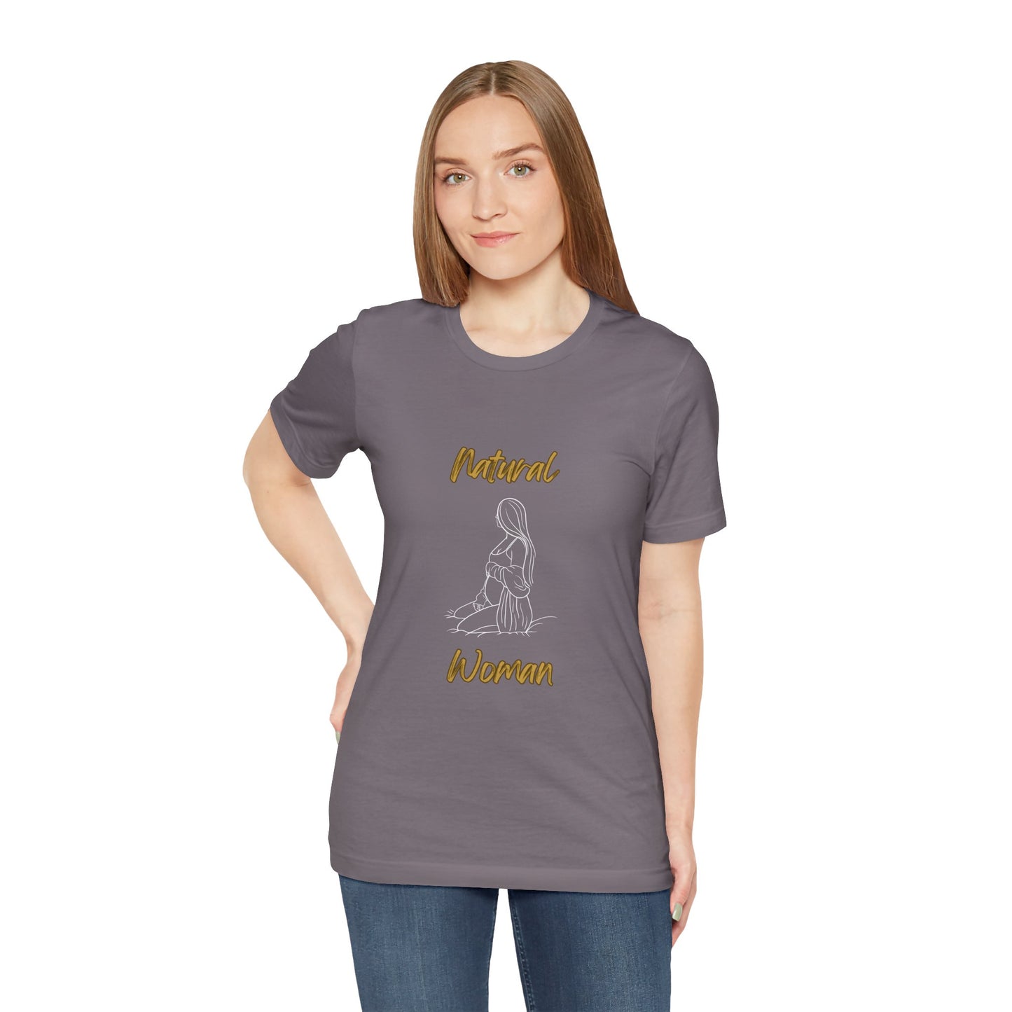 Natural Woman Expecting (WL) Short Sleeve T-Shirt