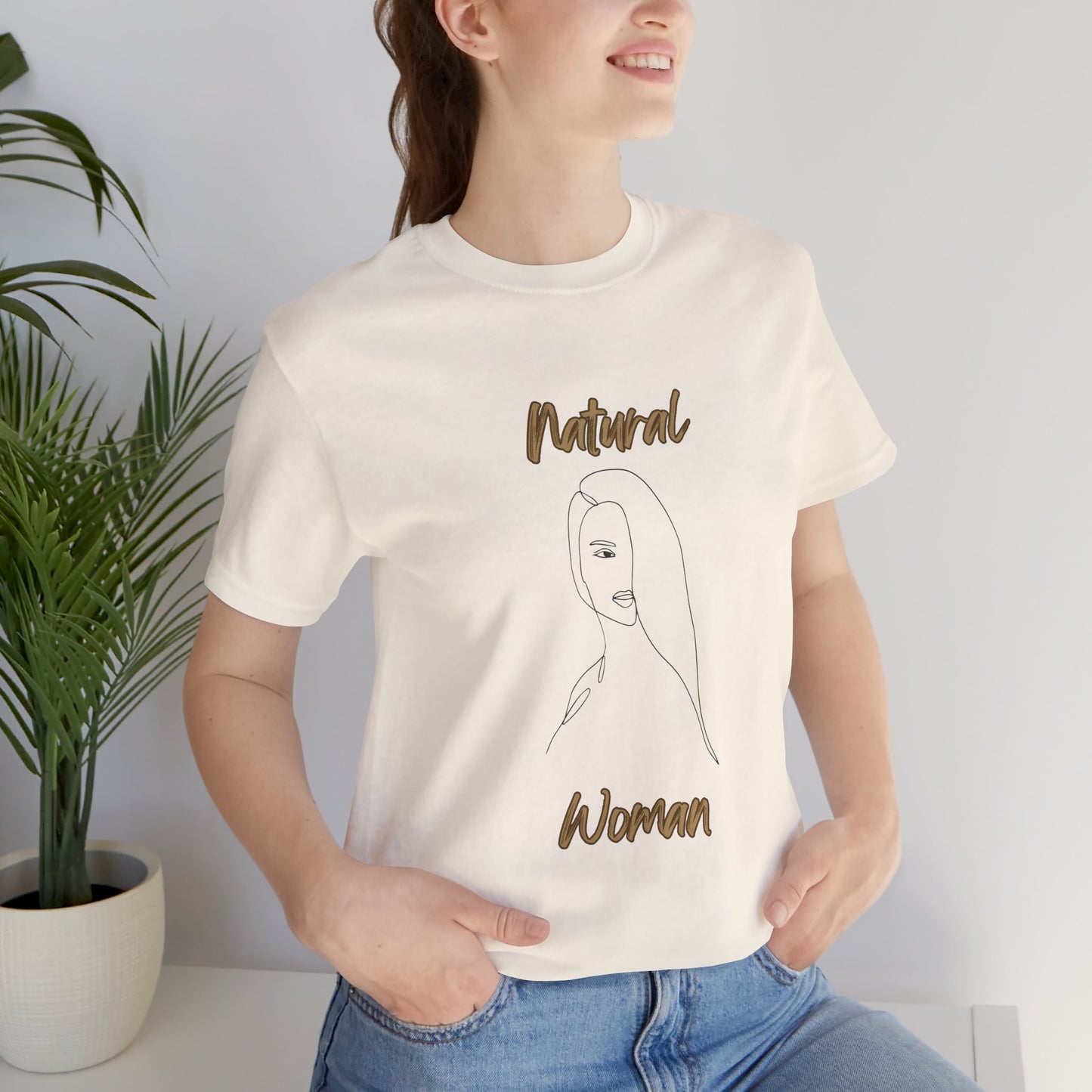 Natural Woman Covered Eye (BL) Short Sleeve T-Shirt
