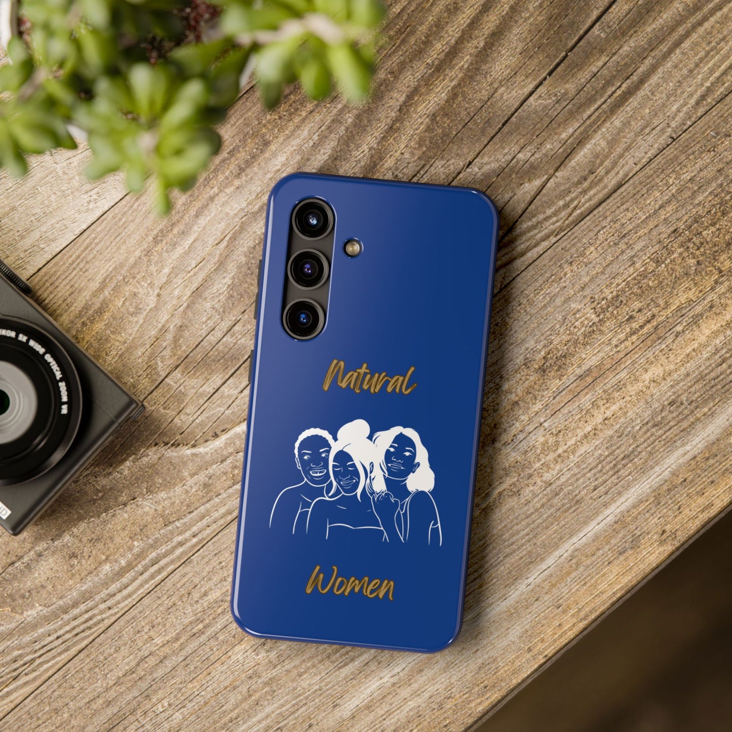 Natural Women Laughing Friends (WL)Tough Phone Cases DARK BLUE