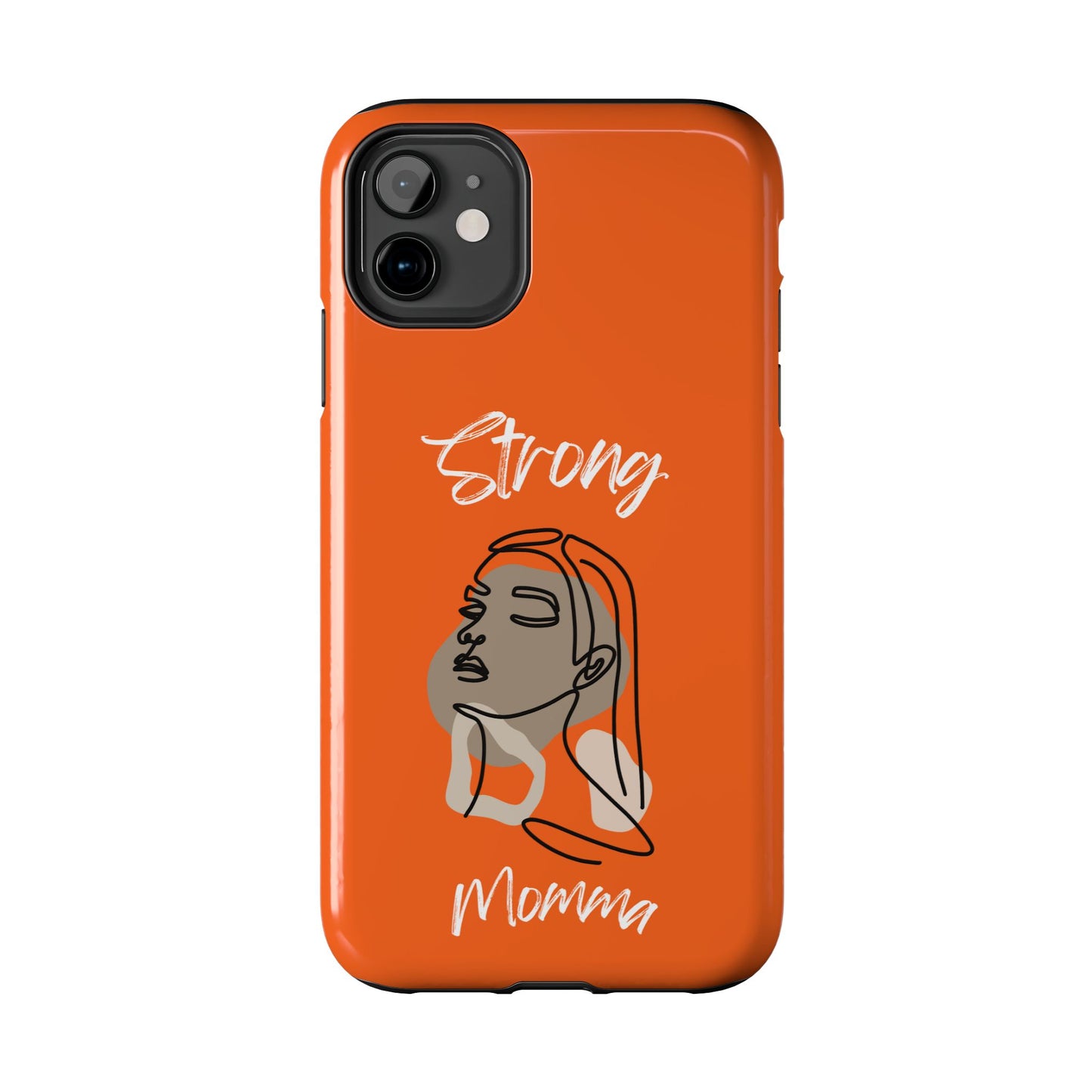 Strong Momma (WL) Tough Phone Cases ORANGE