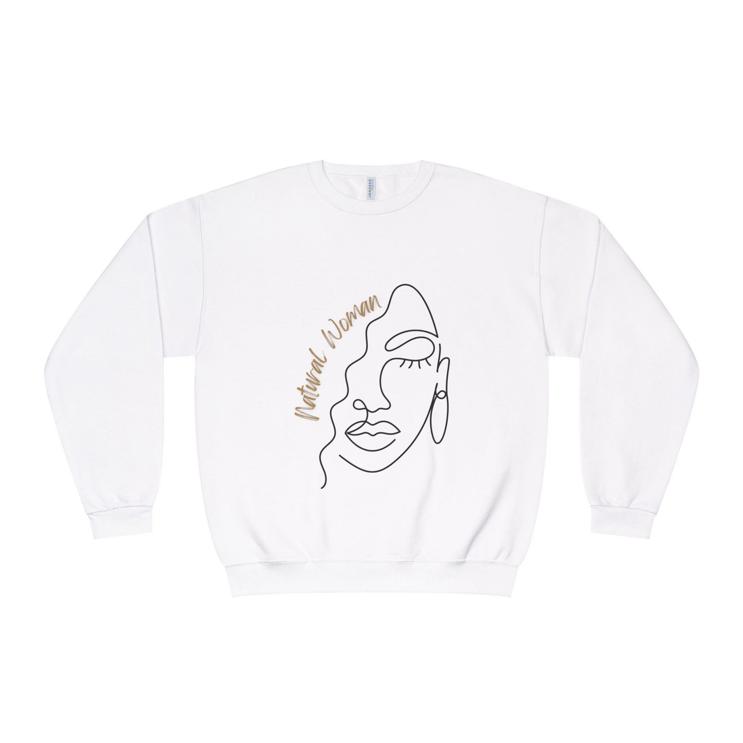Natural Woman Half Face (BL) Crewneck Sweatshirt