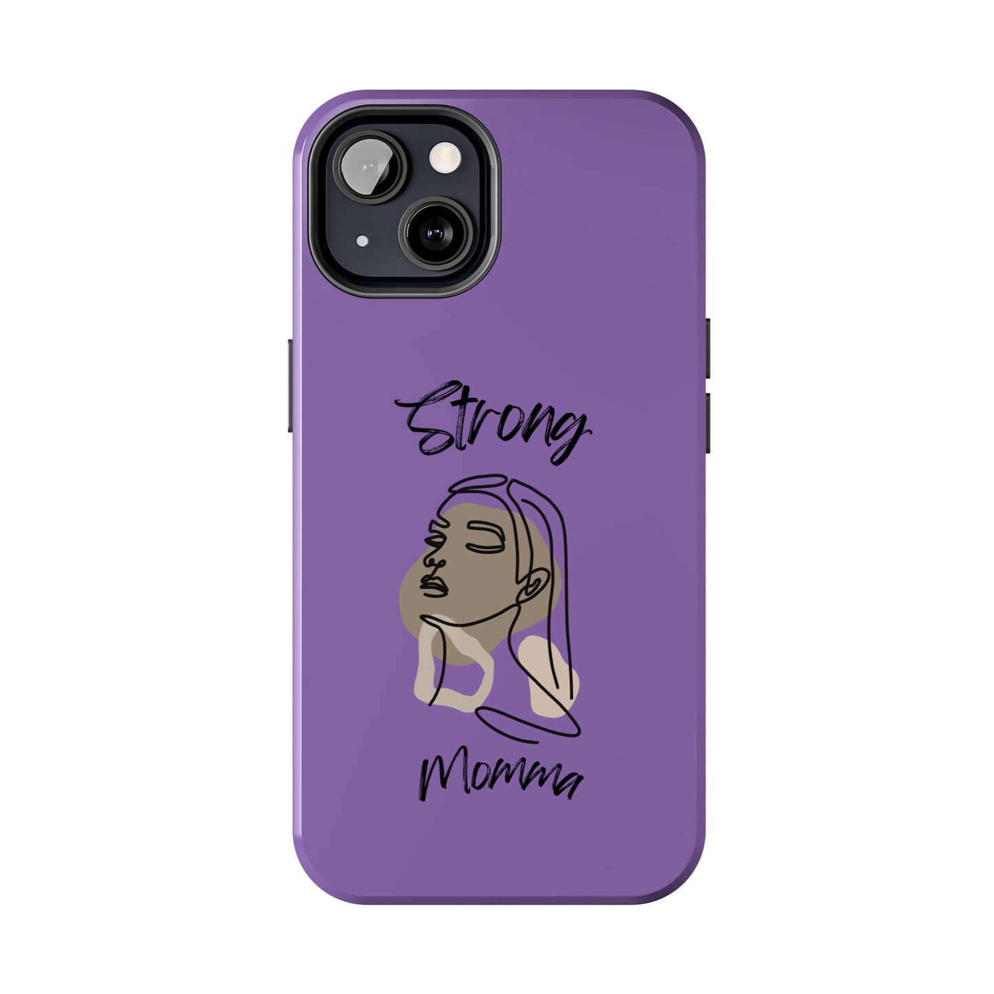 STRONG MOMMA Samsung Galaxy Tough Phone Cases (BL) Light Purple