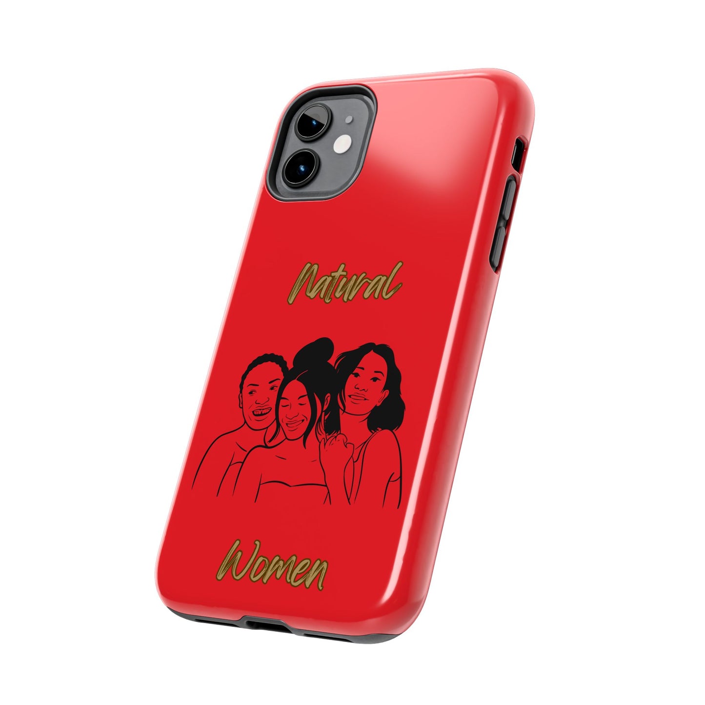 Natural Women Laughing Friends (BL)Tough Phone Cases RED