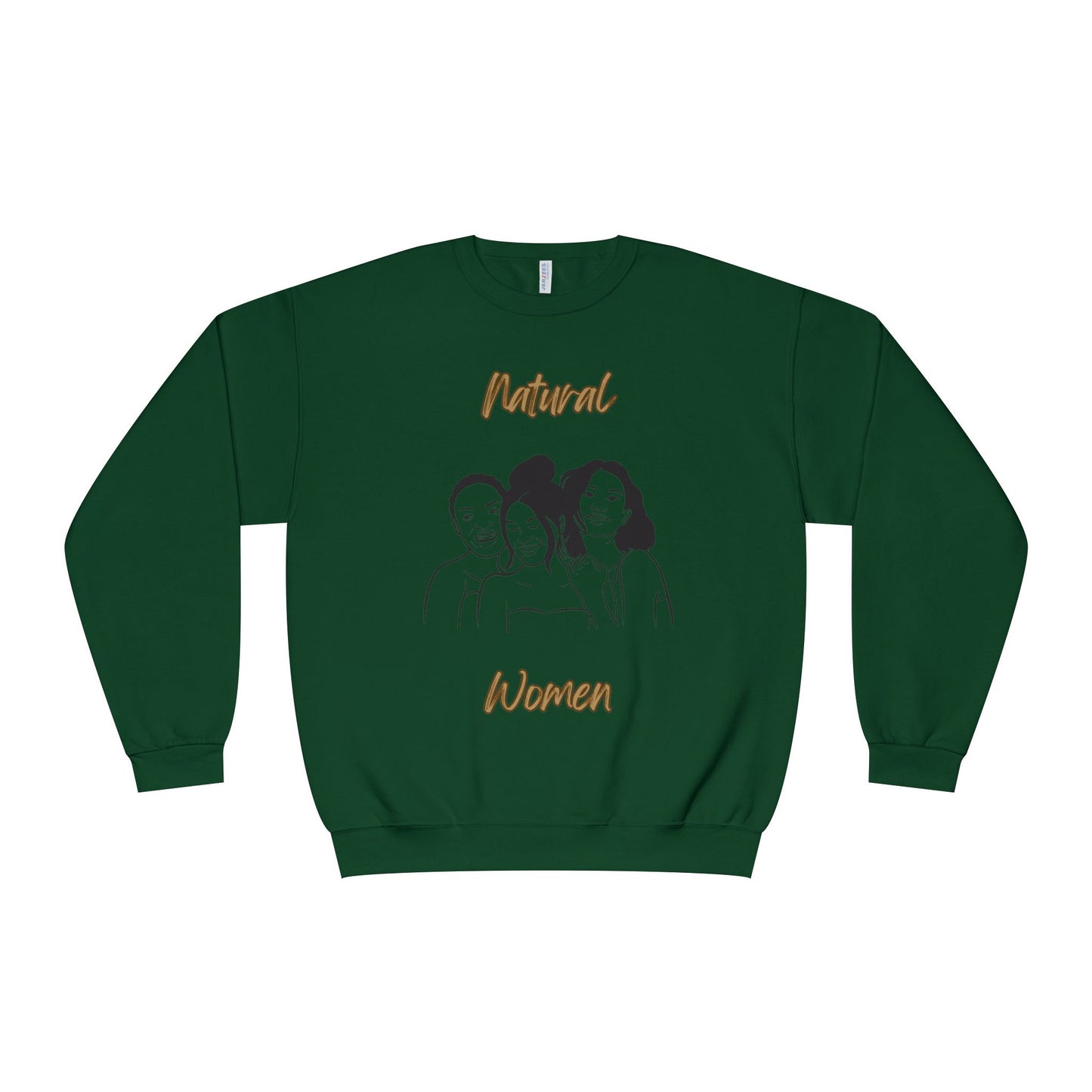 Natural Woman Laughing Friends (BL) Crewneck Sweatshirt