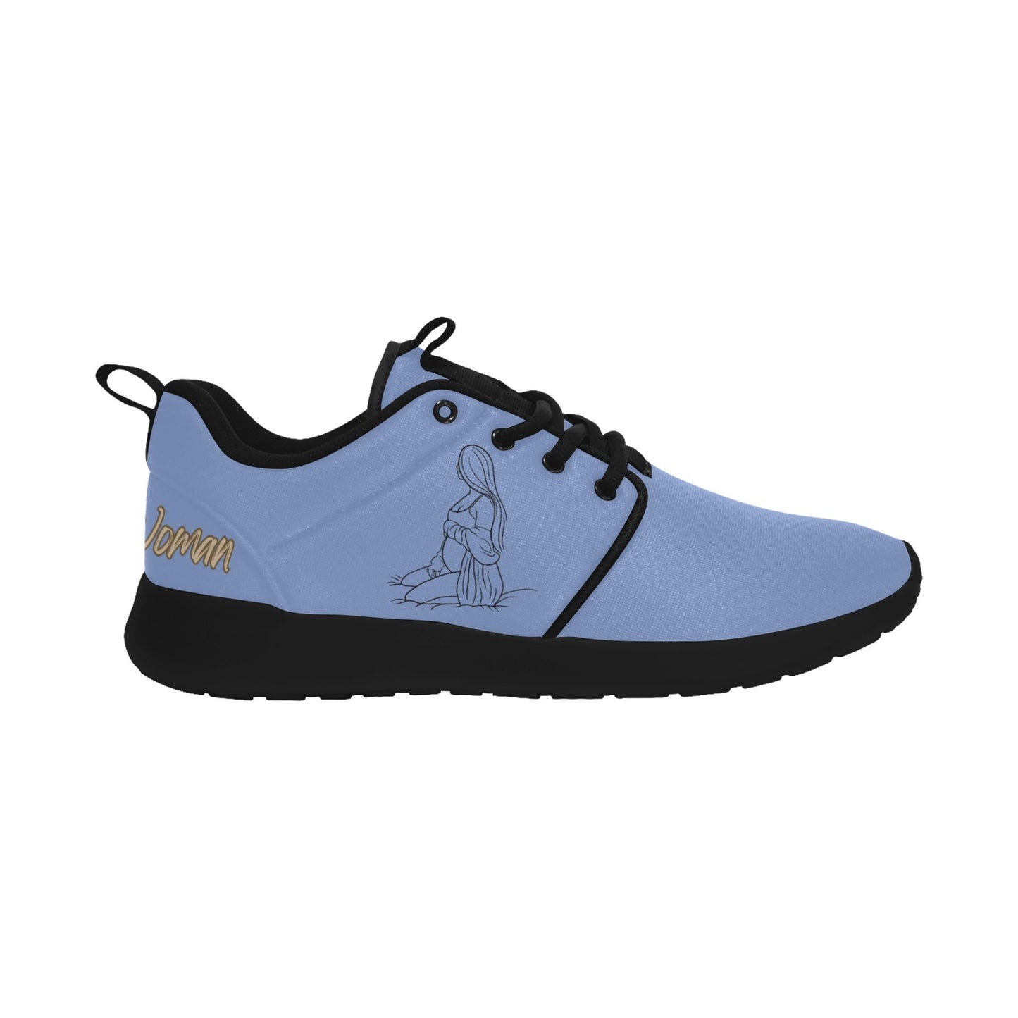 Natural Woman EXPECTING (BL) MEDIUM BLUE w/ Sole Sneakers