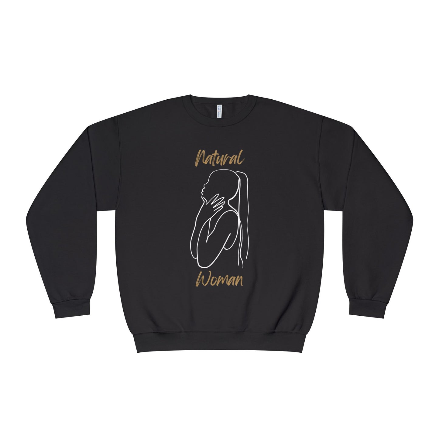 Natural Woman Ponytail (WL) Crewneck Sweatshirt