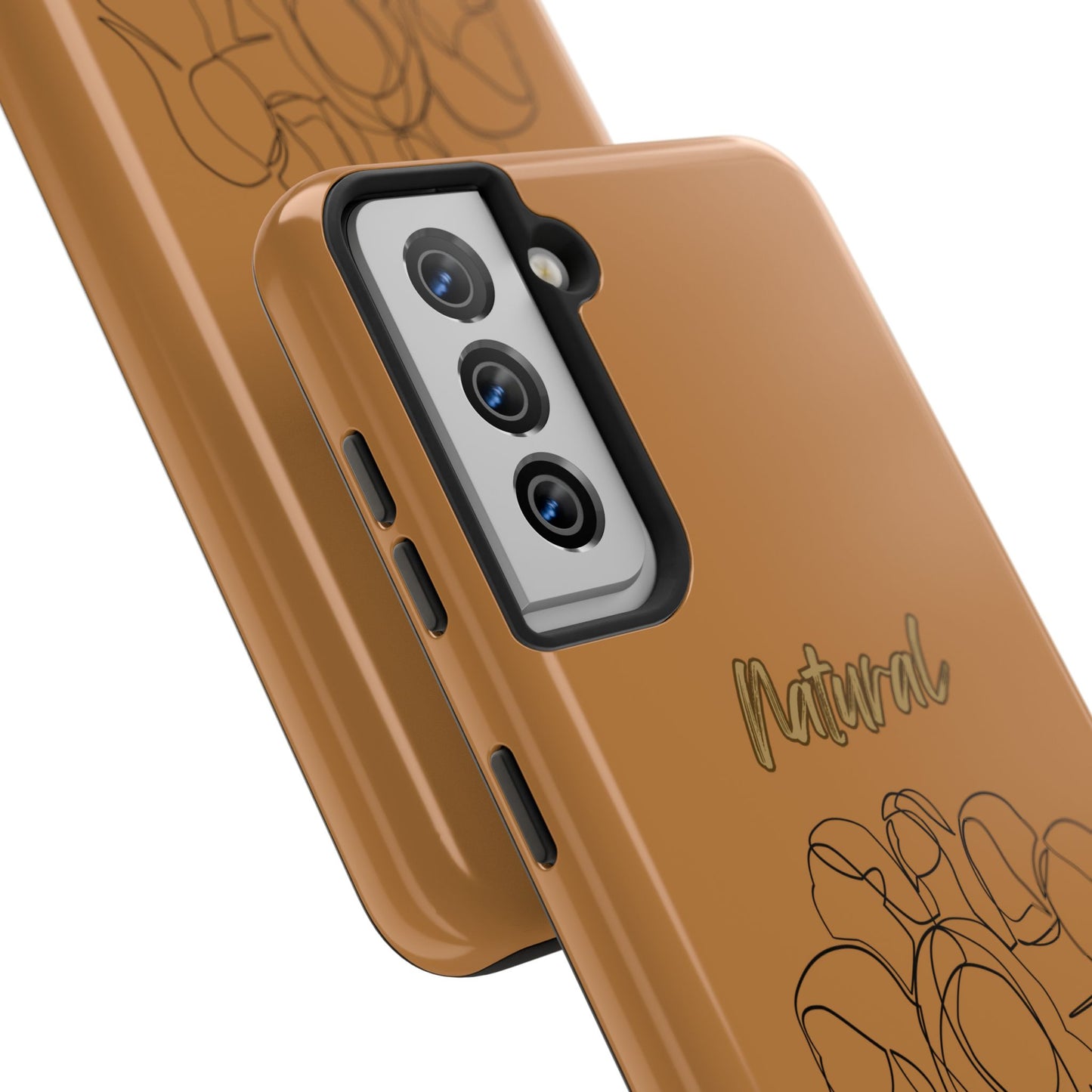 Natural Woman Professionals (BL)Tough Phone Cases LIGHT BROWN