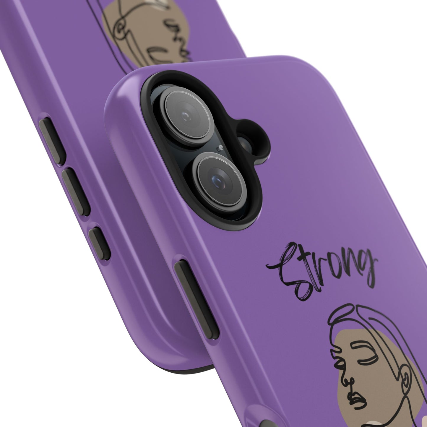 STRONG MOMMA Samsung Galaxy Tough Phone Cases (BL) Light Purple