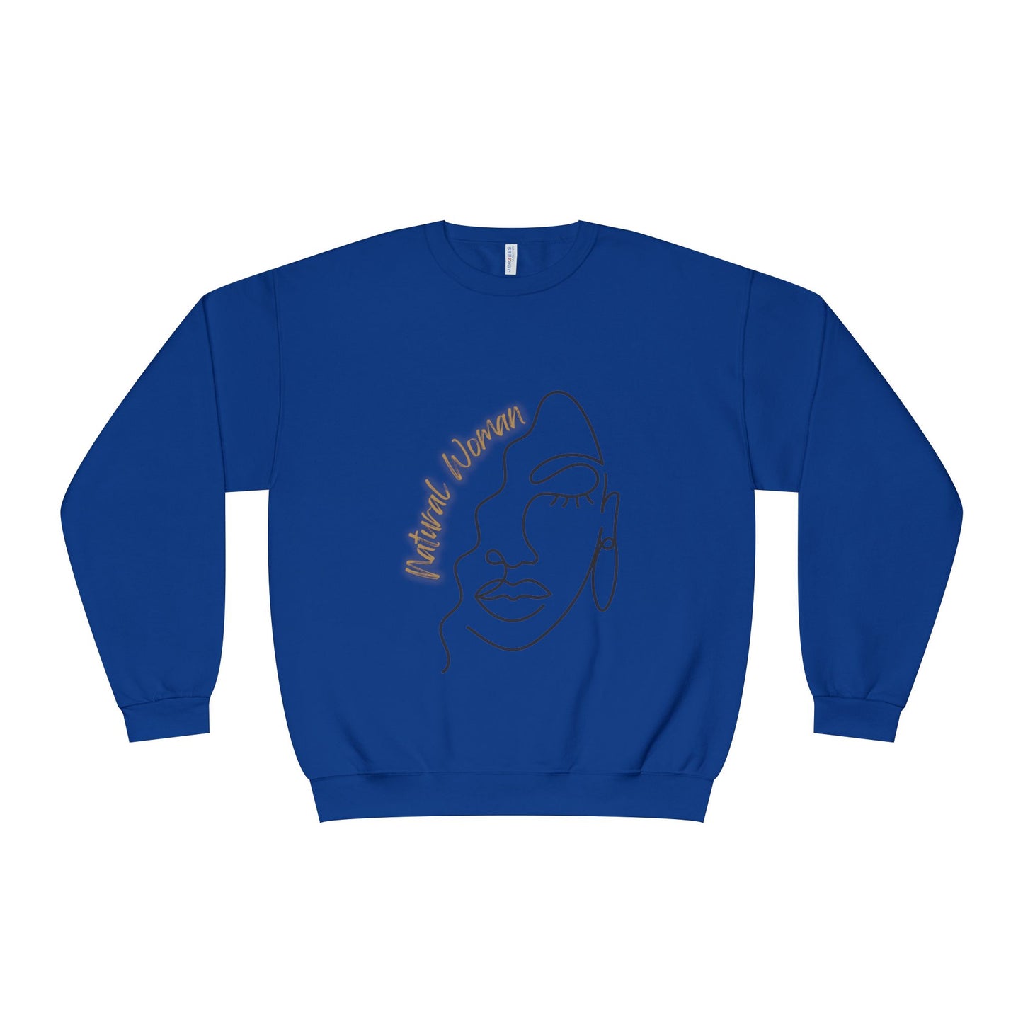 Natural Woman Half Face (BL) Crewneck Sweatshirt