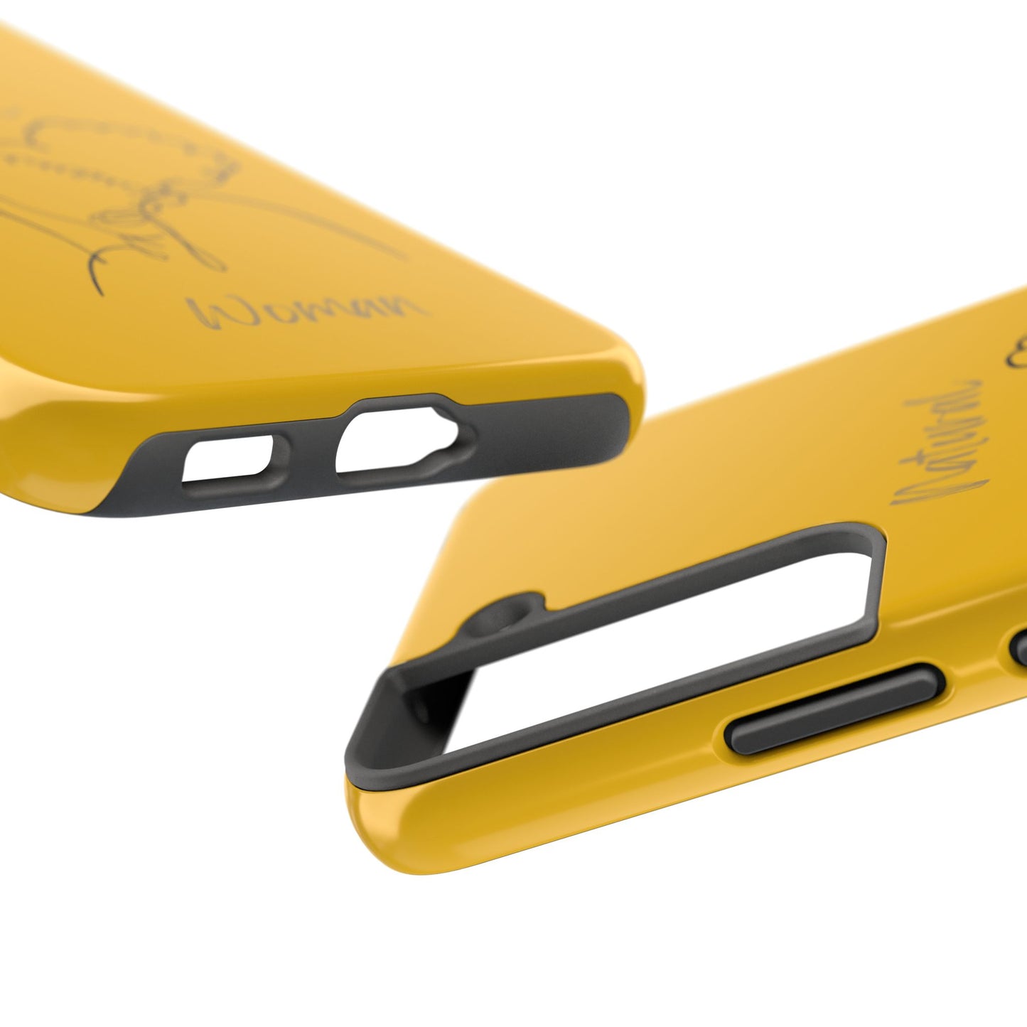 Natural Woman Twin Puffs (BL) Tough Phone Cases YELLOW