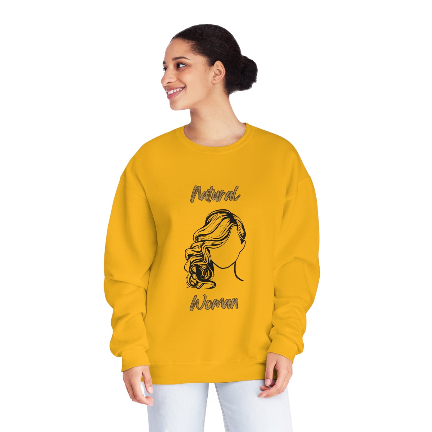 Natural Woman Long Curl (BL) Crewneck Sweatshirt