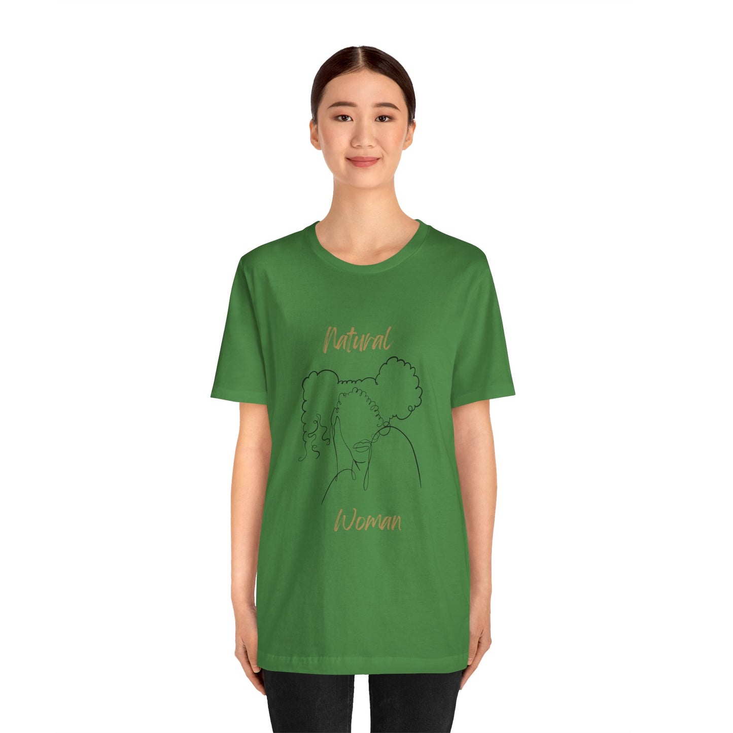 Natural Woman Twin Puffs (BL) Short Sleeve T-Shirt