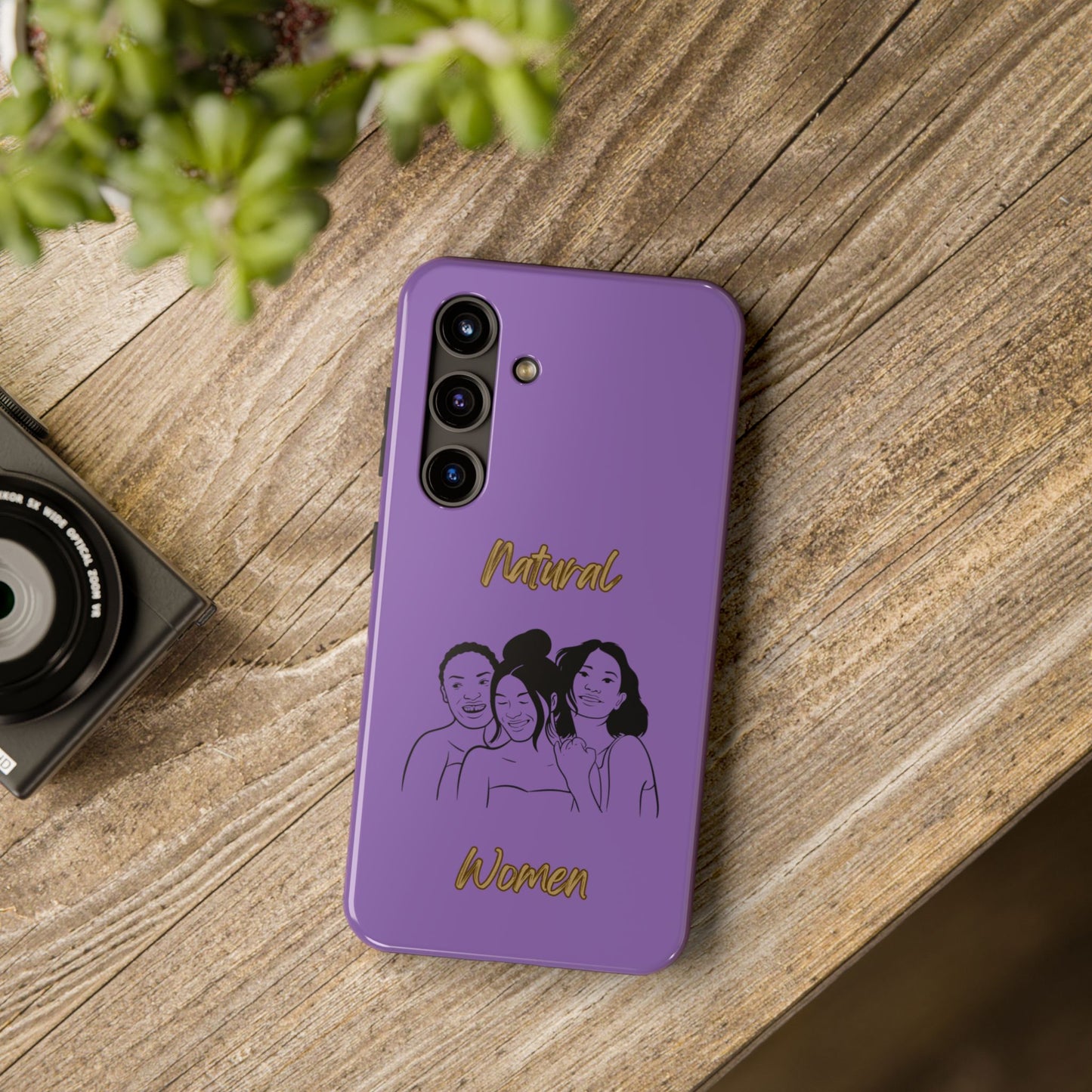 Natural Women Laughing Friends (BL)Tough Phone Cases LIGHT PURPLE
