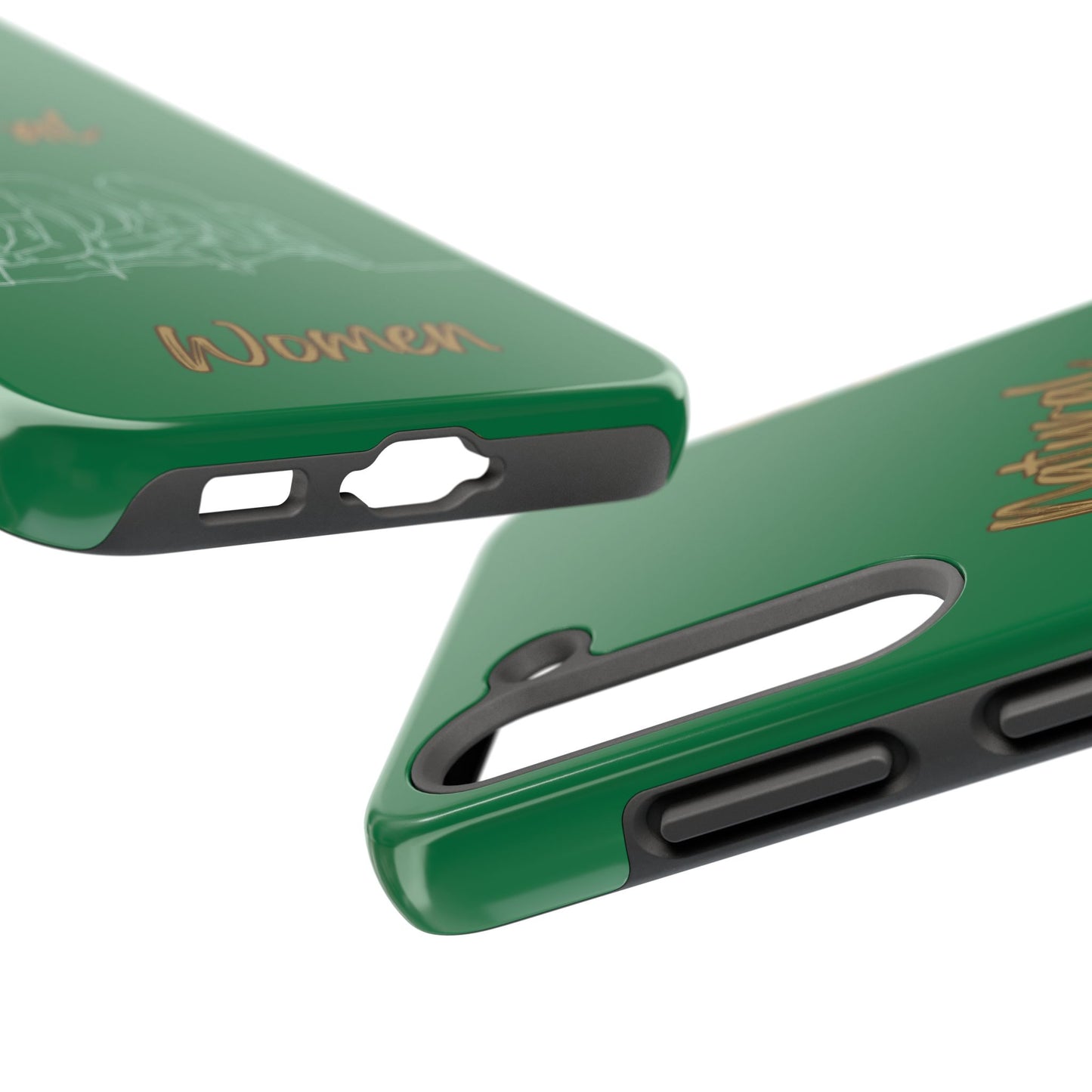 Natural Woman Loving Friends (WL) Tough Phone Cases DARK GREEN