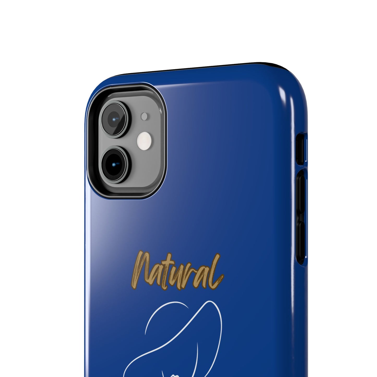 Natural Woman Sun Hat (WL) Tough Phone Cases DARK BLUE