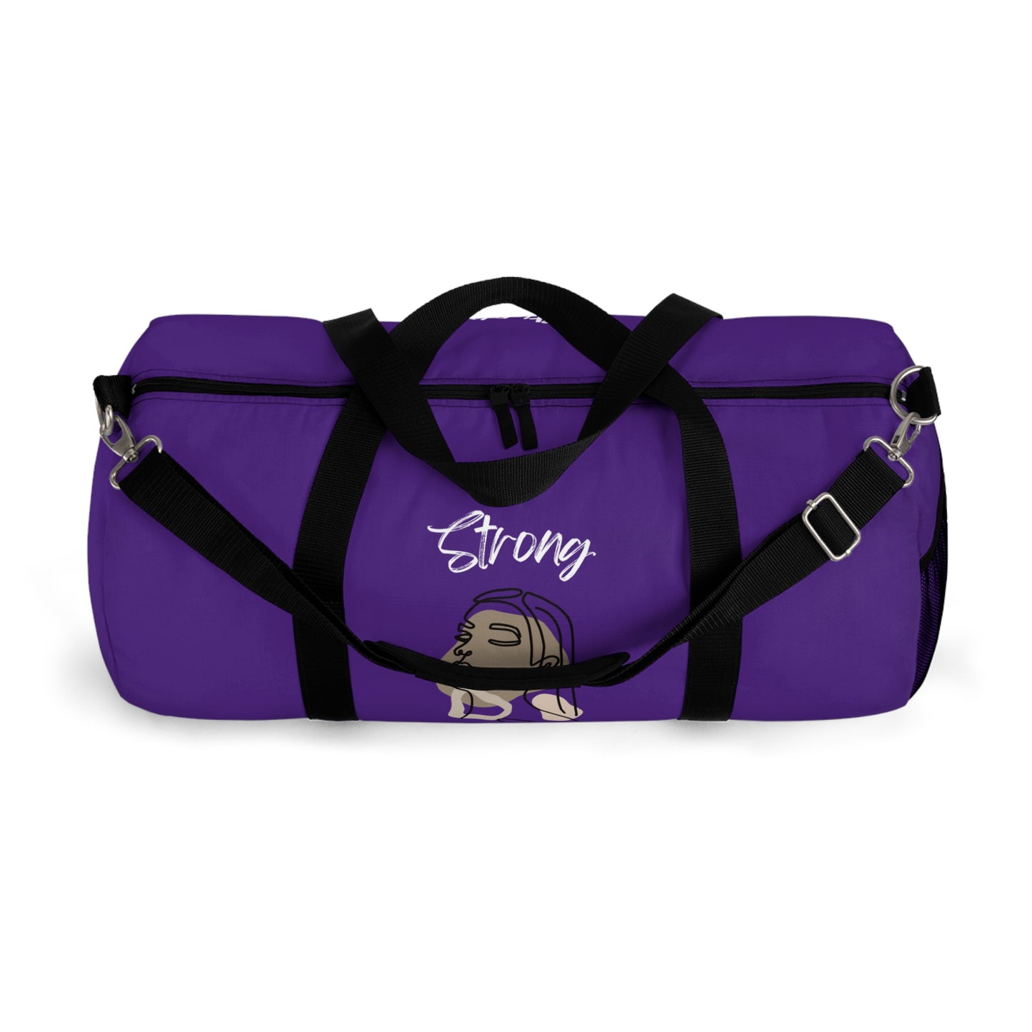 Strong Momma (WL) Duffel Bag PURPLE