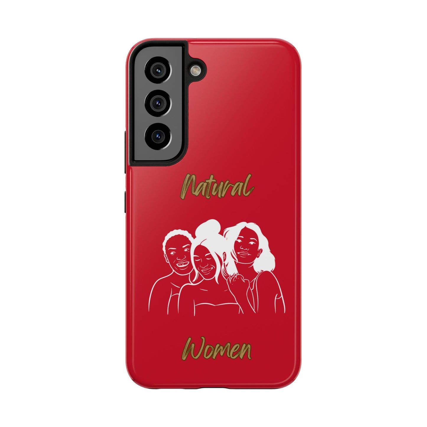 Natural Women Laughing Friends (WL)Tough Phone Cases DARK RED