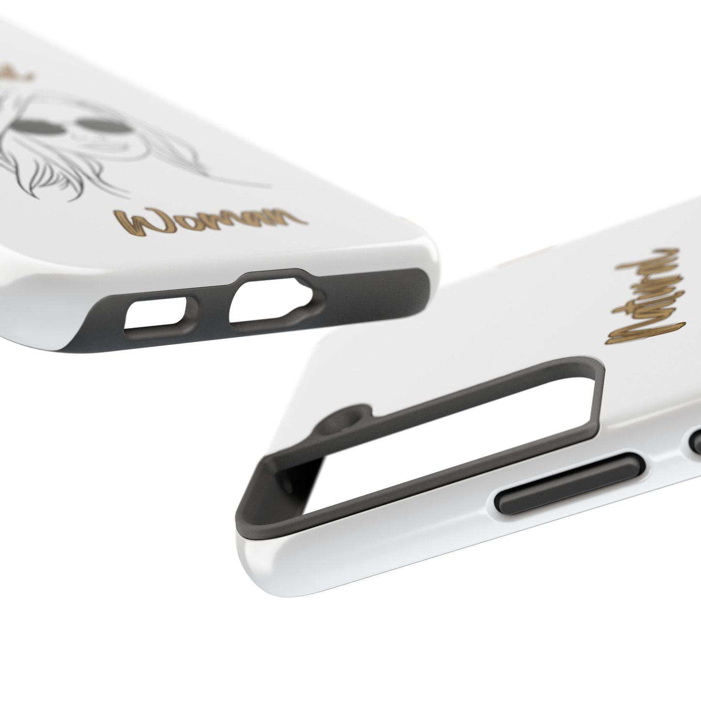 Natural Woman Shades (BL)Tough Phone Cases WHITE
