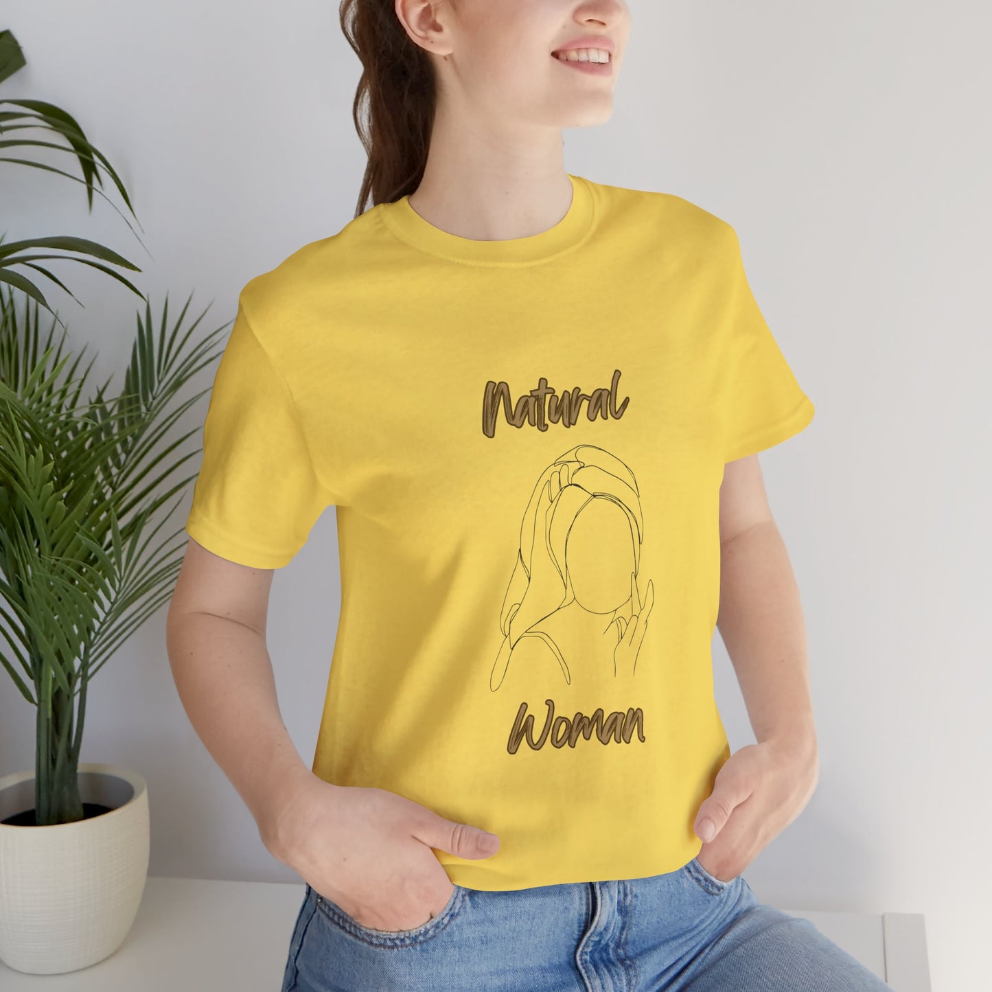 Natural Woman Towel Wrapped (BL) Short Sleeve T-Shirt