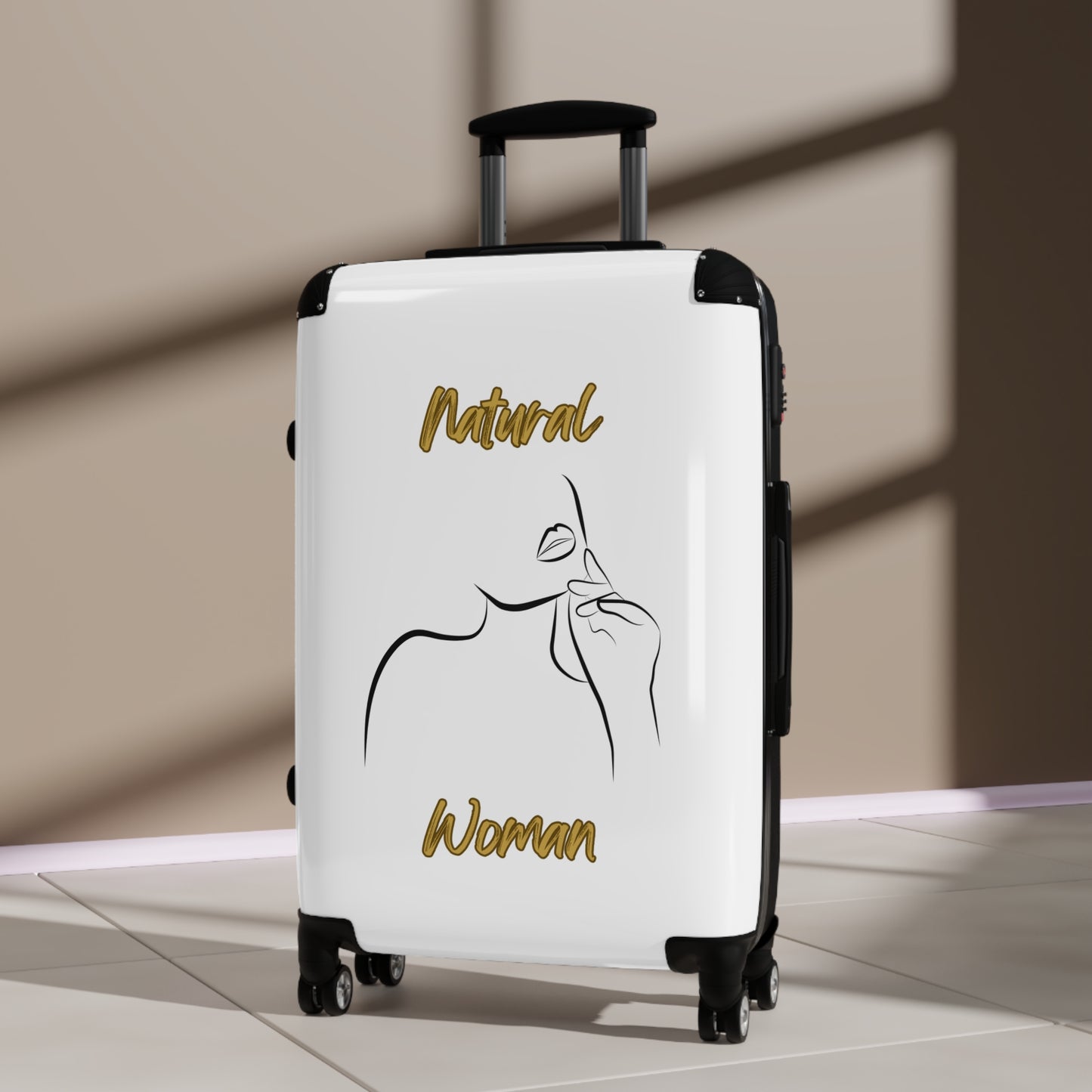 Natural Woman Chin Up (BL) Suitcase WHITE