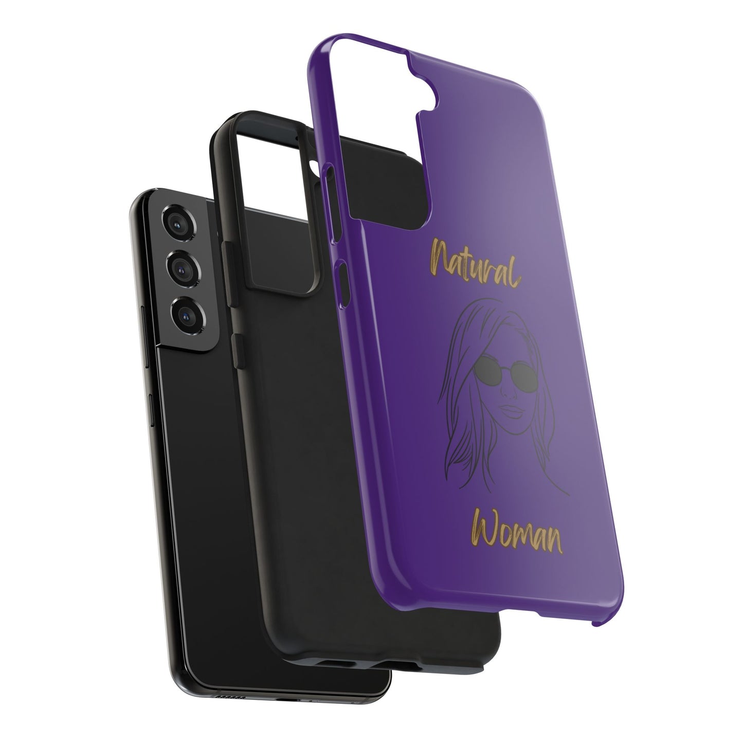 Natural Woman Shades (BL)Tough Phone Cases PURPLE