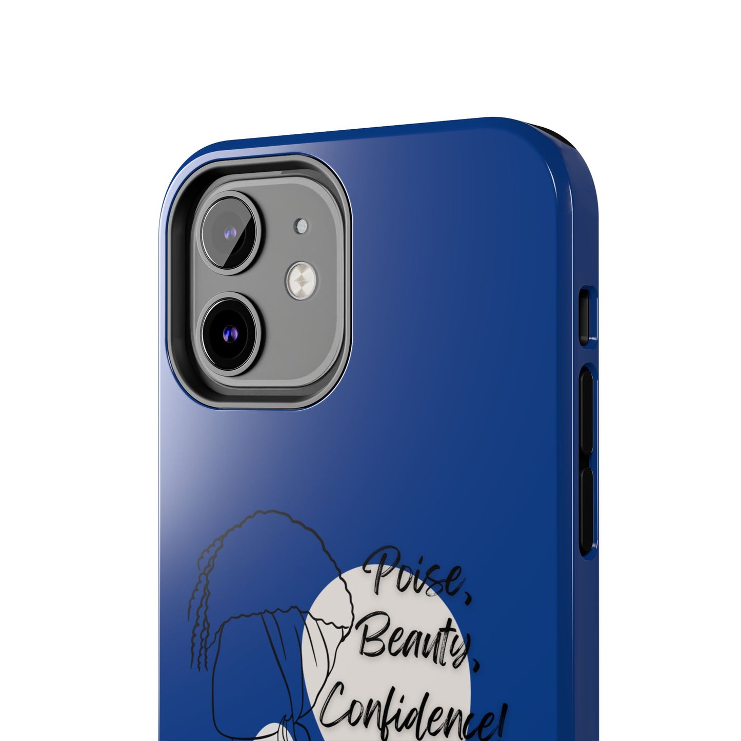 Natural Woman Puff (BL)Tough Phone Cases DARK BLUE
