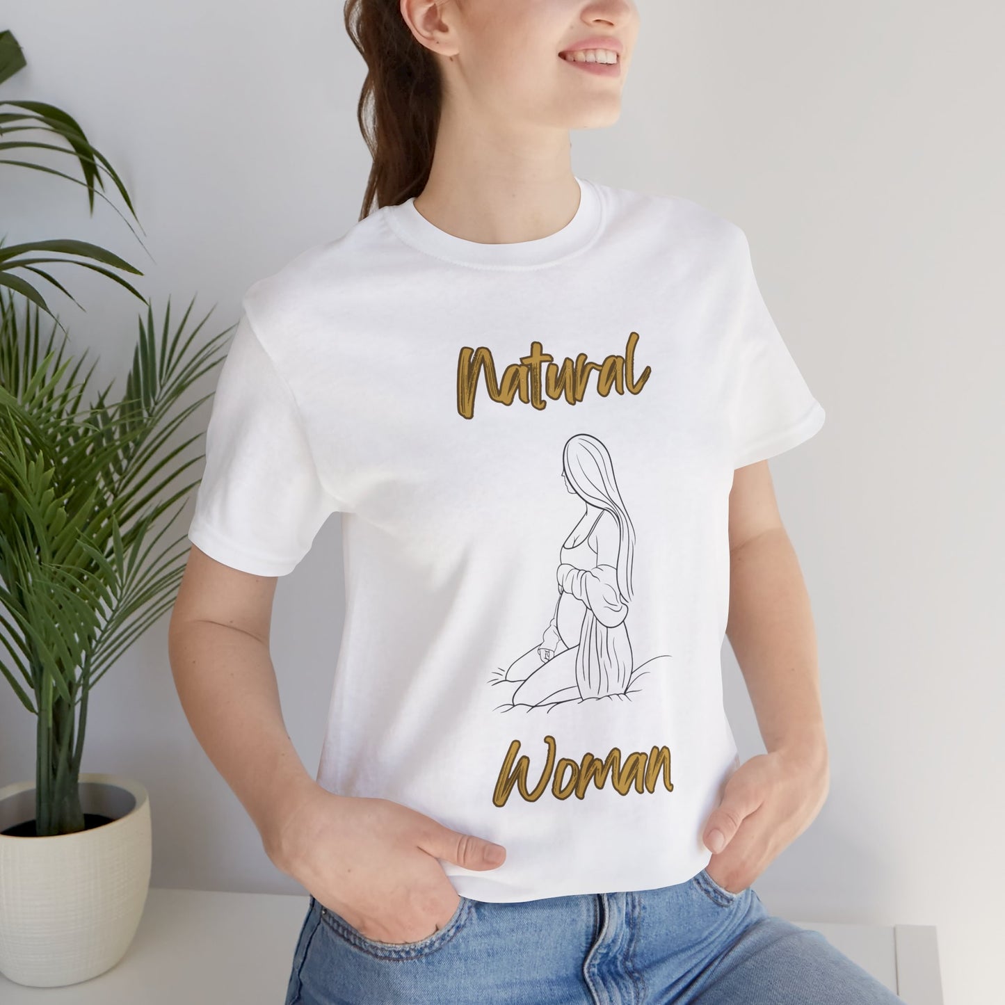 Natural Woman Expecting (BL) Short Sleeve T-Shirt