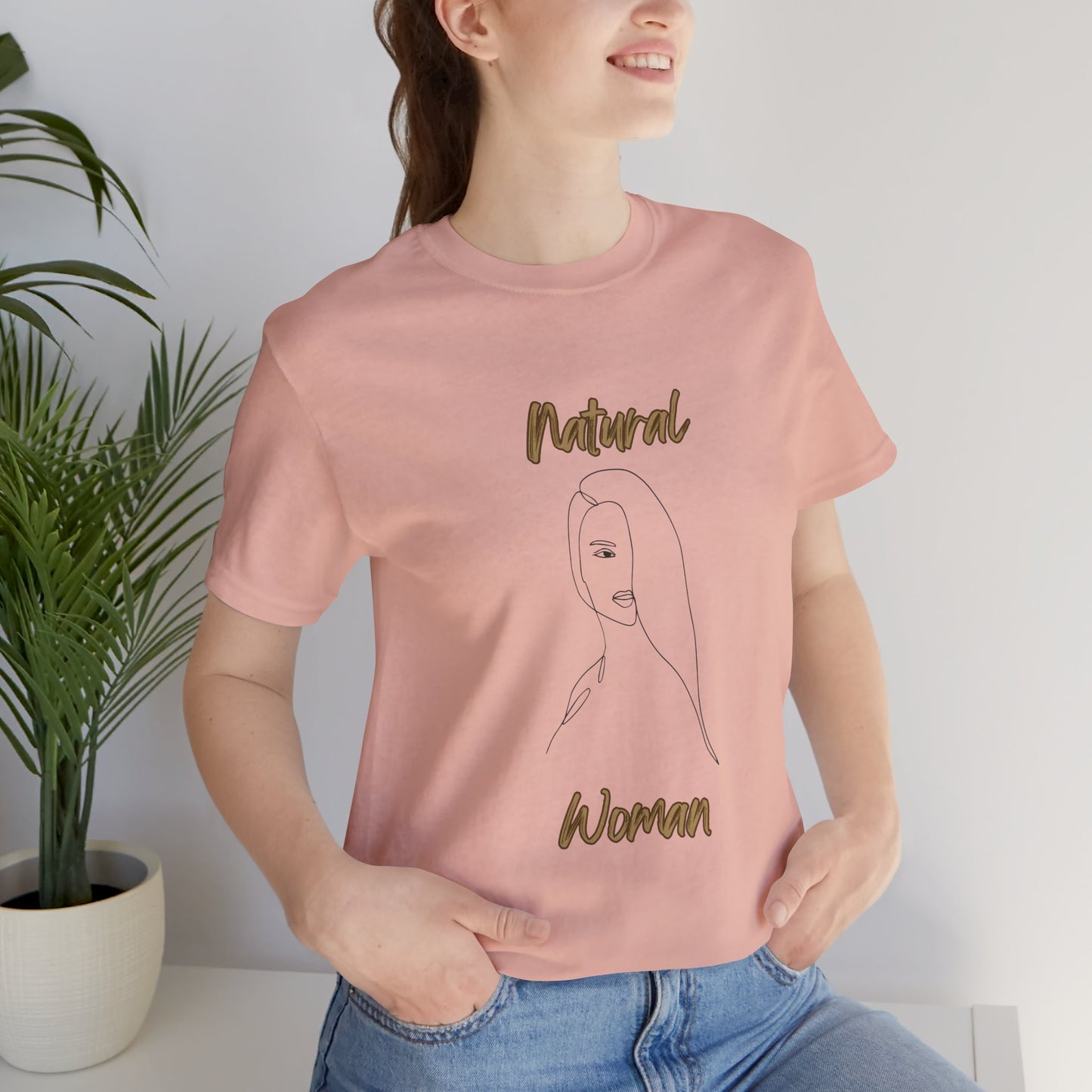 Natural Woman Covered Eye (BL) Short Sleeve T-Shirt