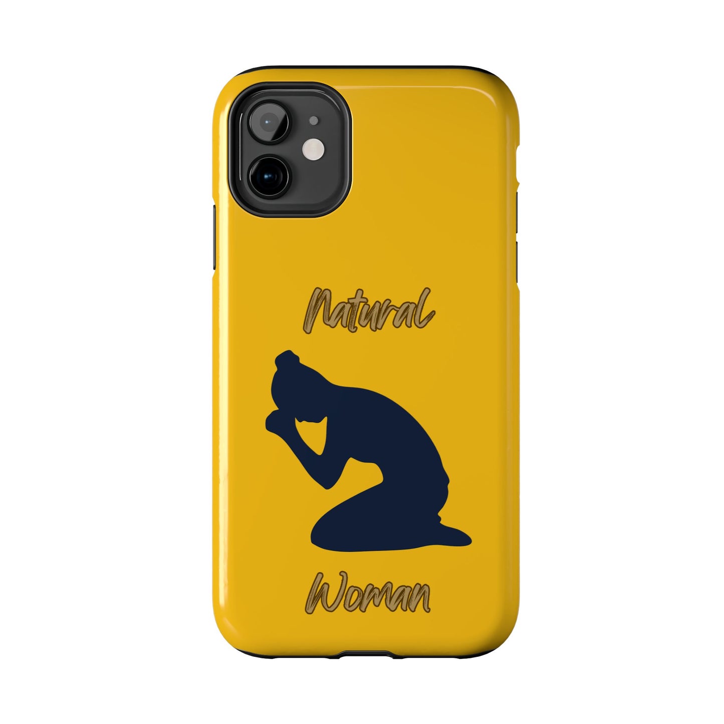 Natural Woman Pray (BL) Tough Phone Cases YELLOW