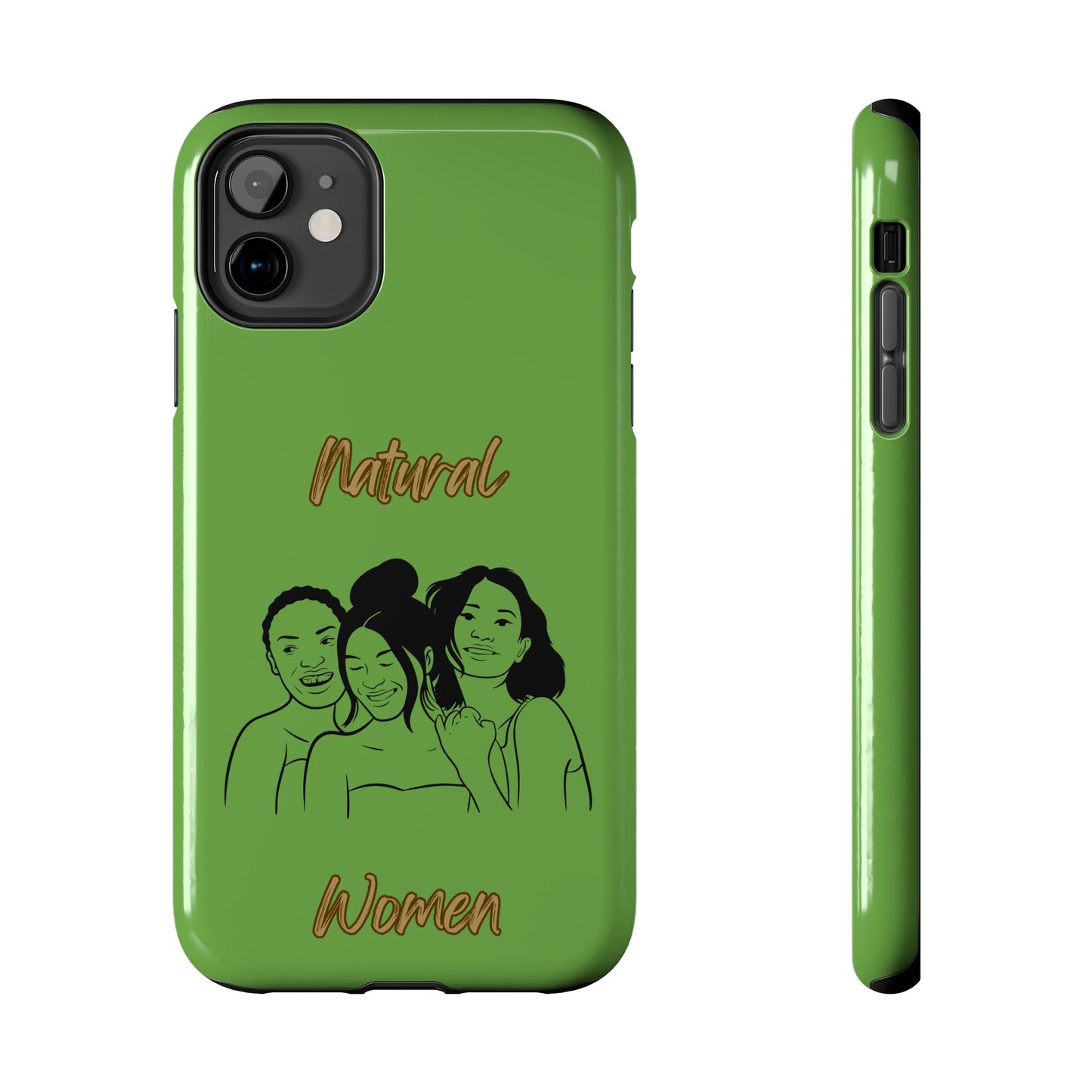 Natural Women Laughing Friends (BL)Tough Phone Cases GREEN