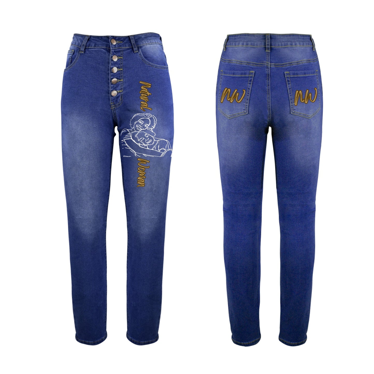 Natural Woman LOVING EMBRACE (WL) Crafted Women's Denim Jeans