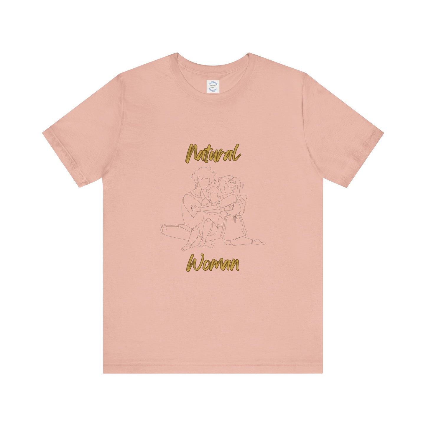 Natural Woman Bear Hugs (BL) Short Sleeve T-Shirt