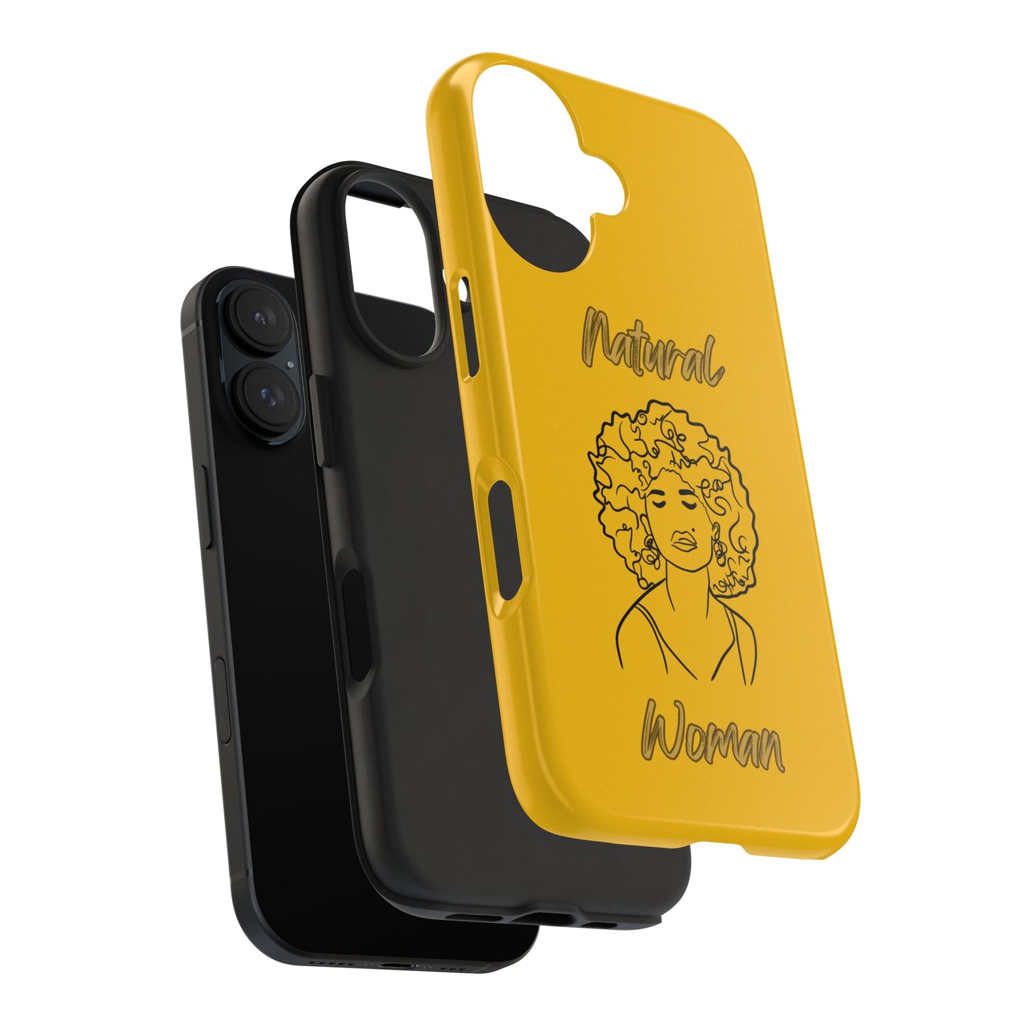 Natural Woman All About Me (BL)Tough Phone Cases YELLOW