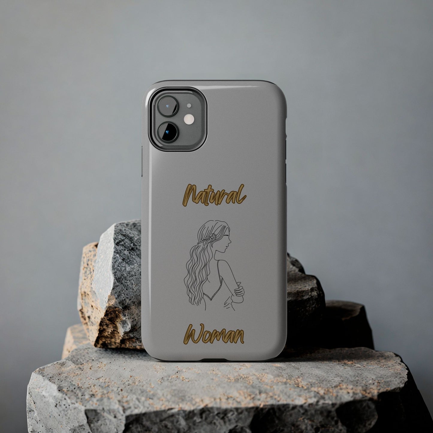 Natural Woman Young Woman (BL)Tough Phone Cases LIGHT GREY
