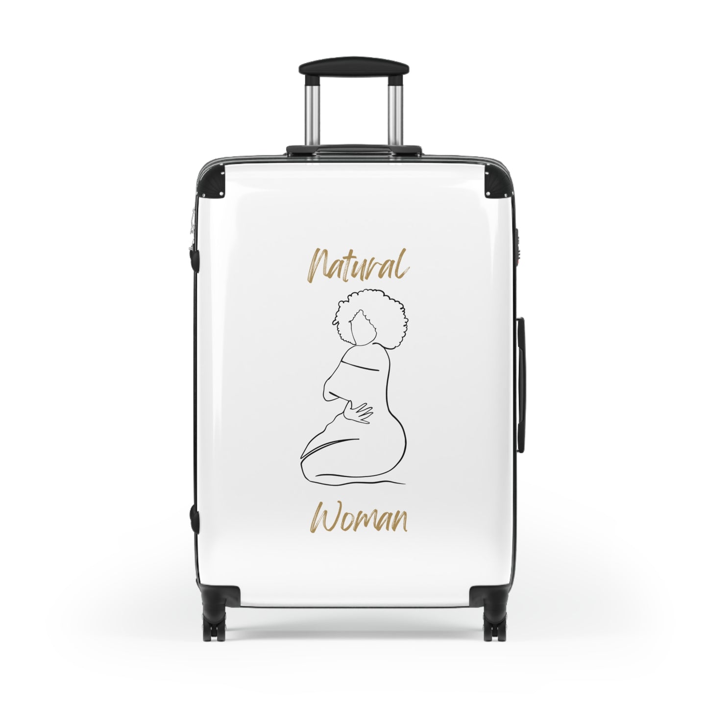 Natural Woman Hug (BL) Suitcase WHITE