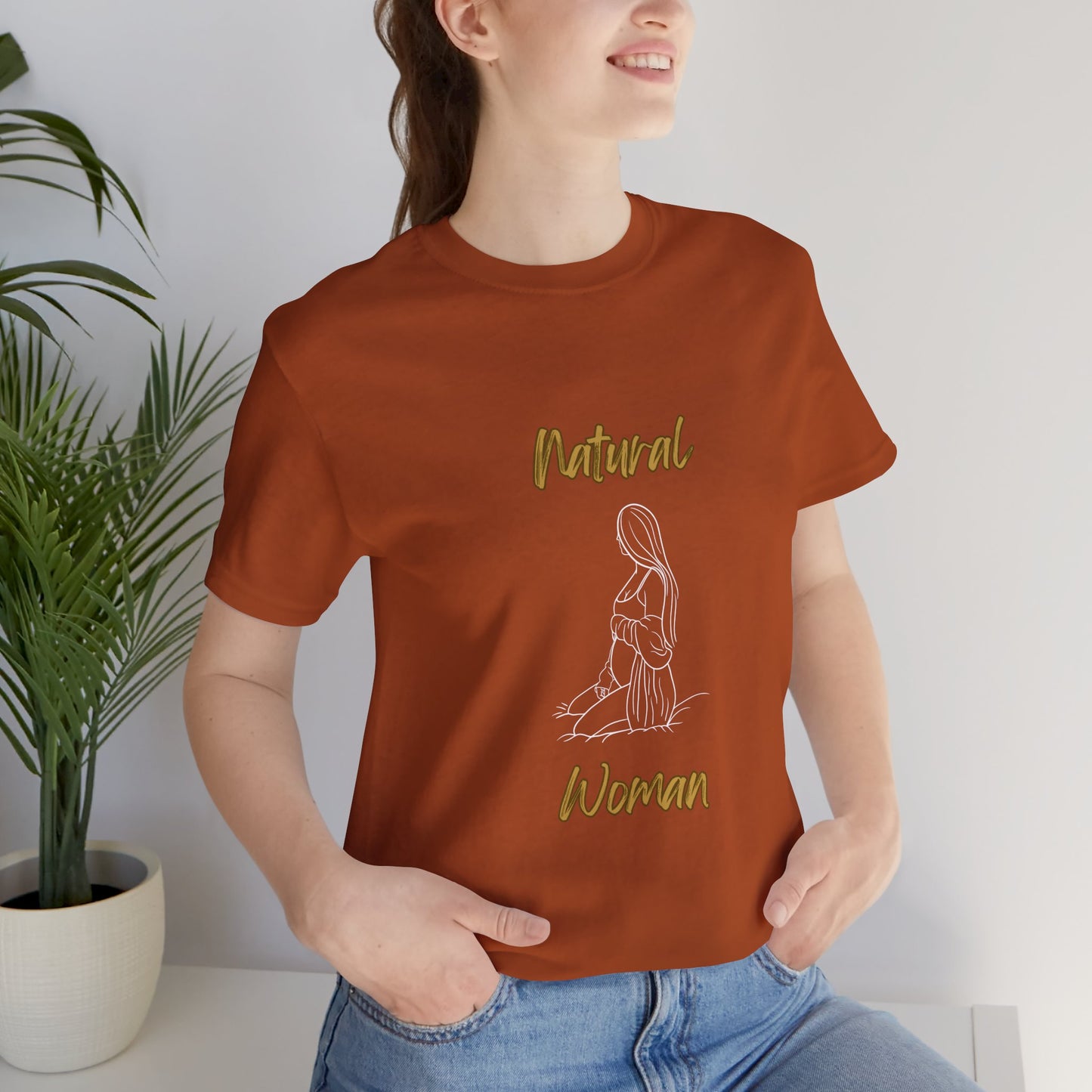 Natural Woman Expecting (WL) Short Sleeve T-Shirt