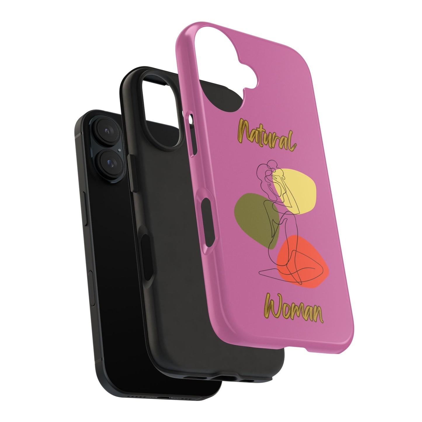 Natural Woman Colorful Pose (BL)Tough Phone Cases LIGHT PINK
