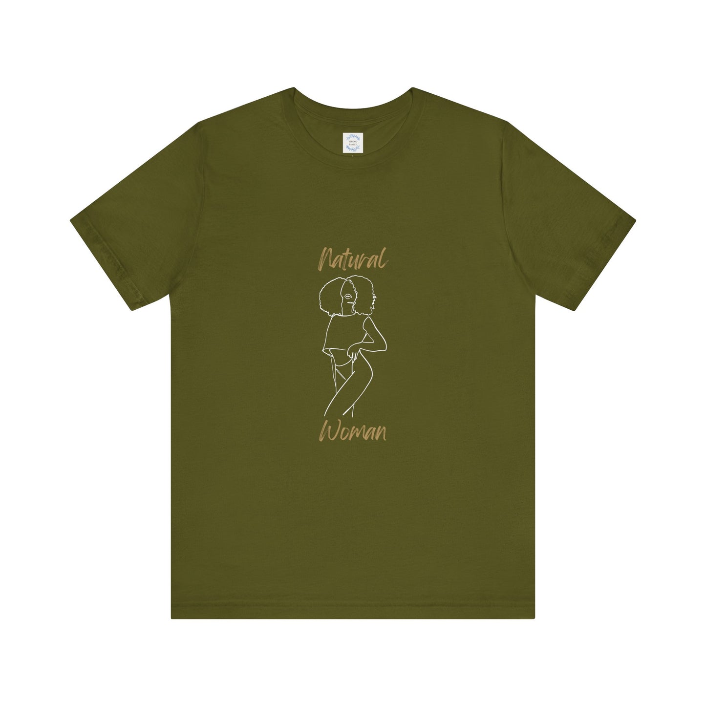 Natural Woman Pose (WL) Short Sleeve T-Shirt