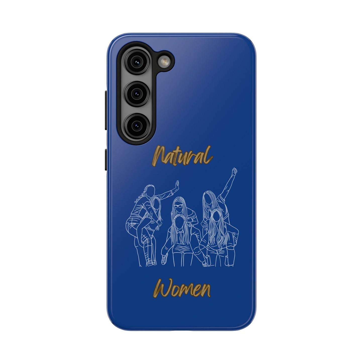 Natural Woman Piggy Back (WL) Tough Phone Cases DARK BLUE