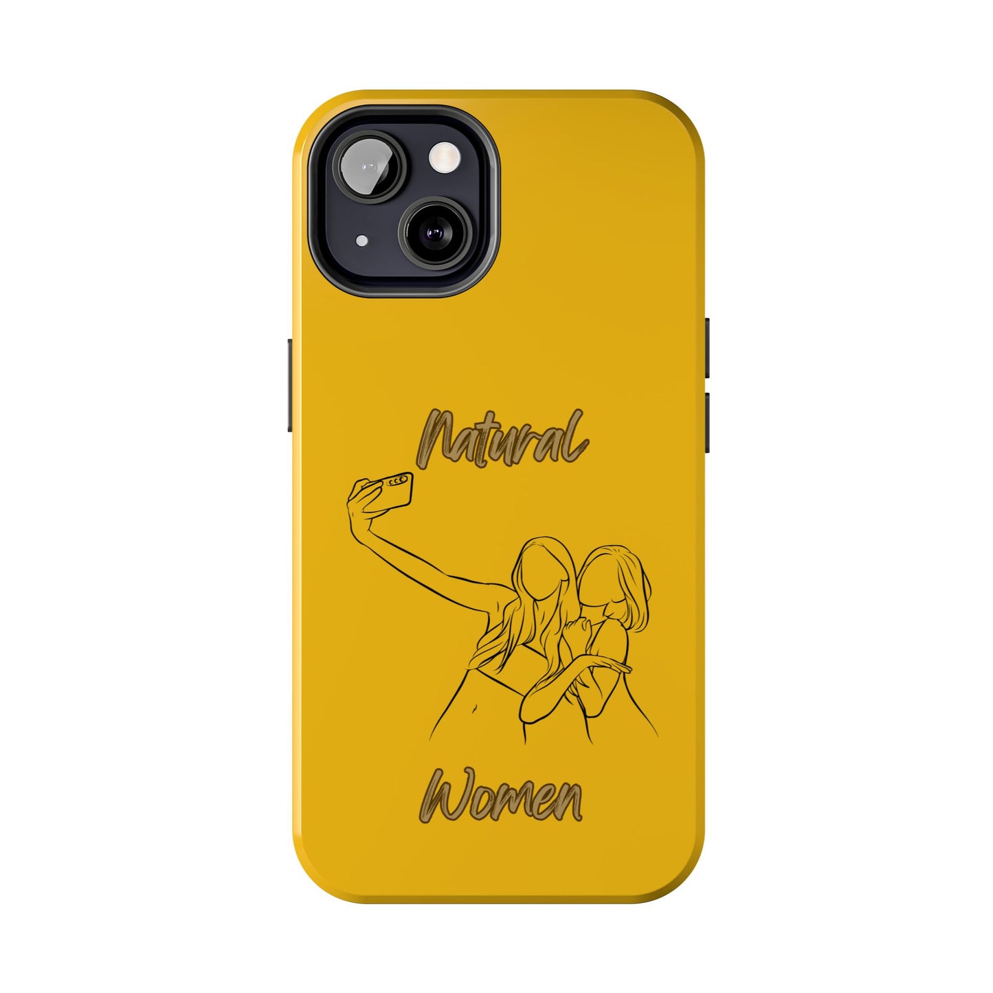 Natural Woman Friends Selfie (BL)Tough Phone Cases YELLOW