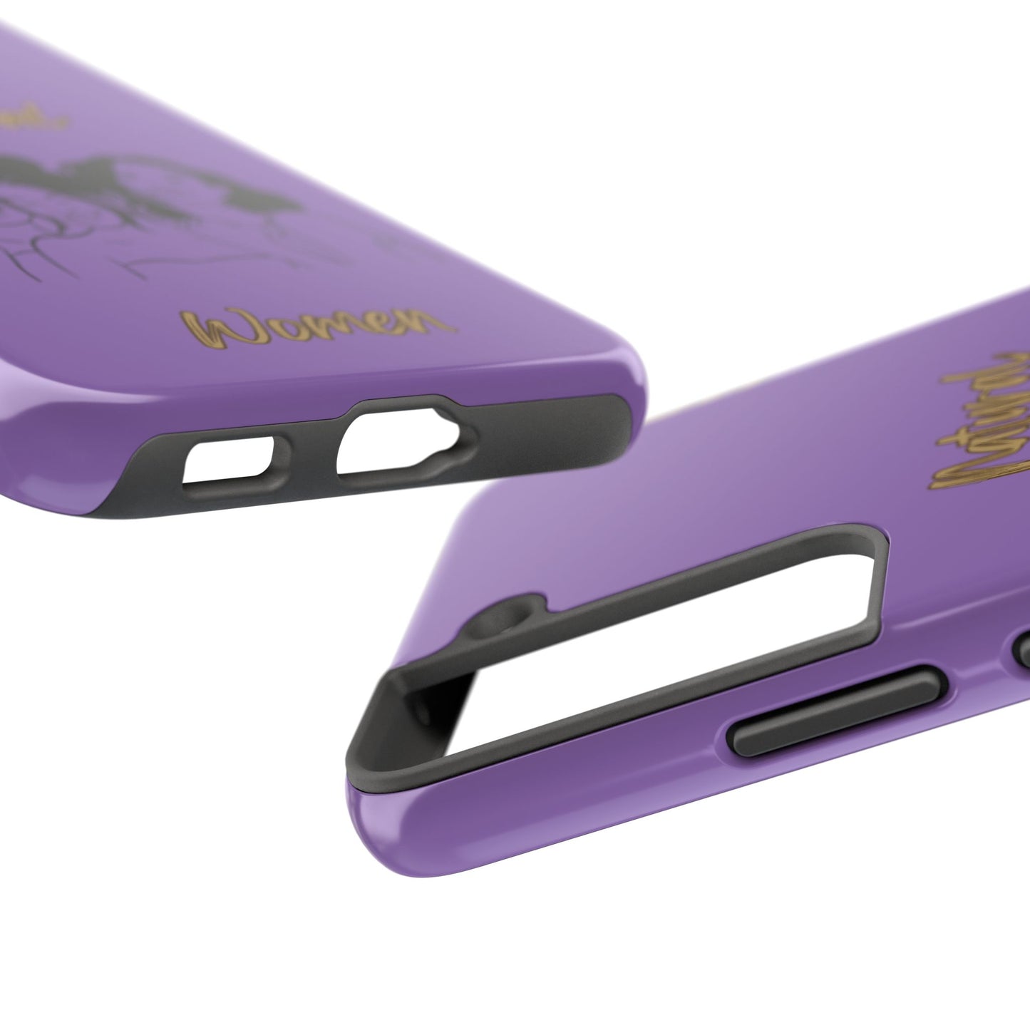 Natural Women Laughing Friends (BL)Tough Phone Cases LIGHT PURPLE