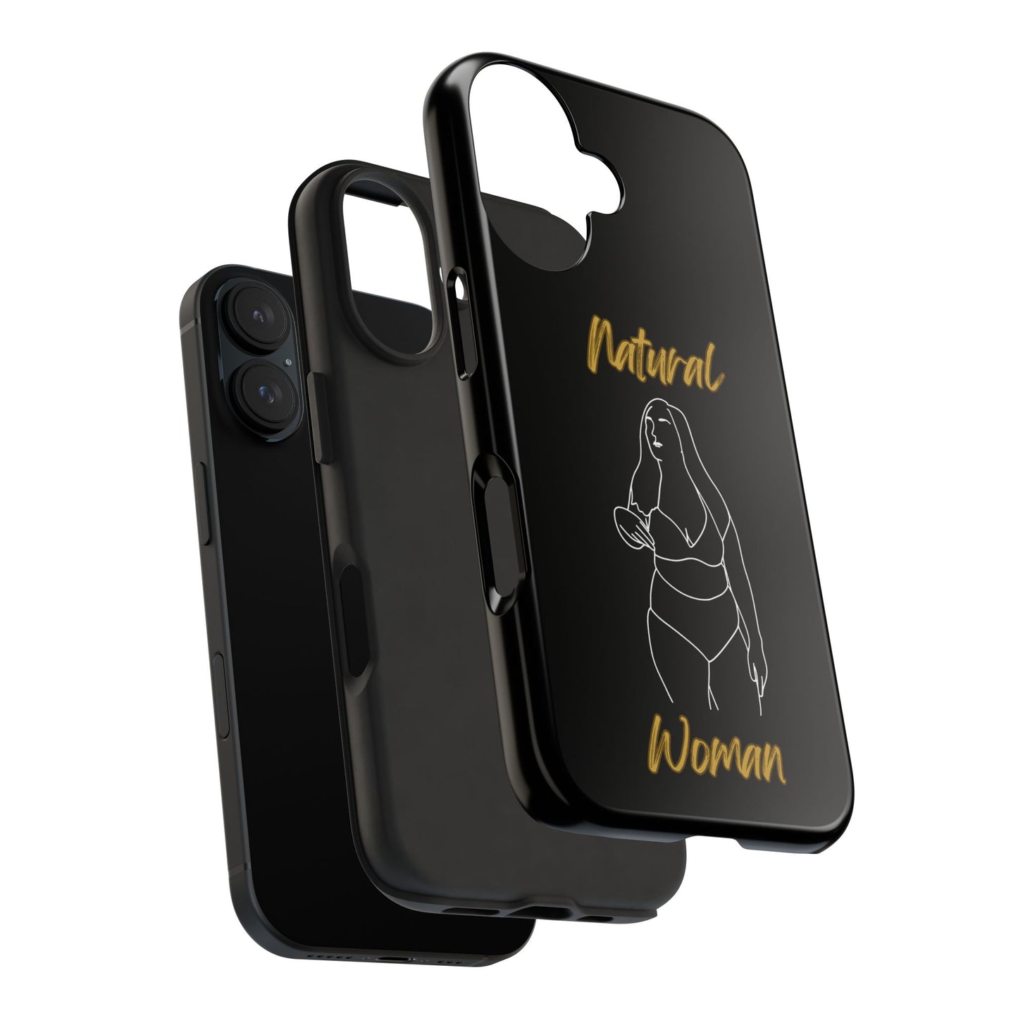 Natural Woman Full Beauty (WL)Tough Phone Cases BLACK