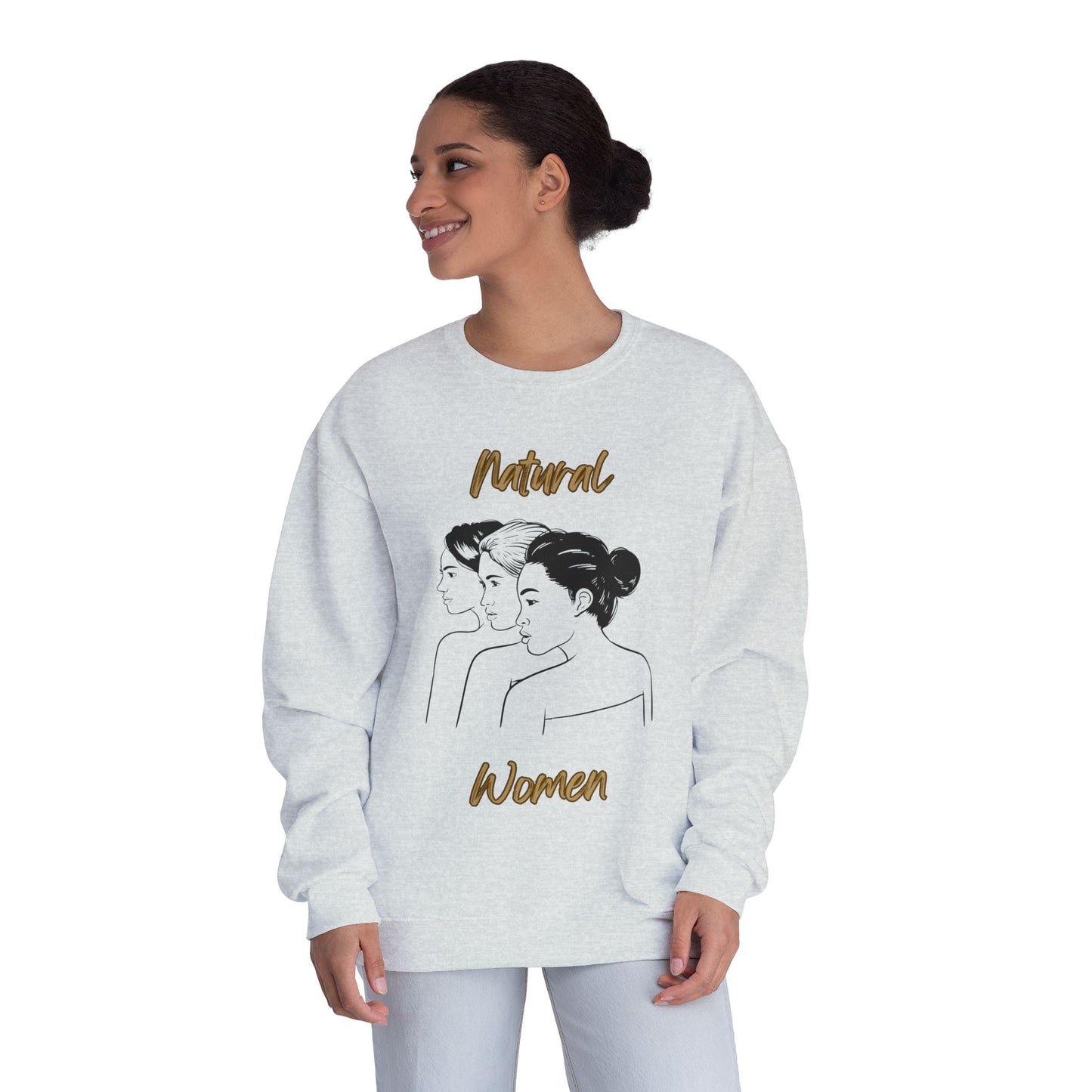 Natural Women United Friends (BL) Crewneck Sweatshirt